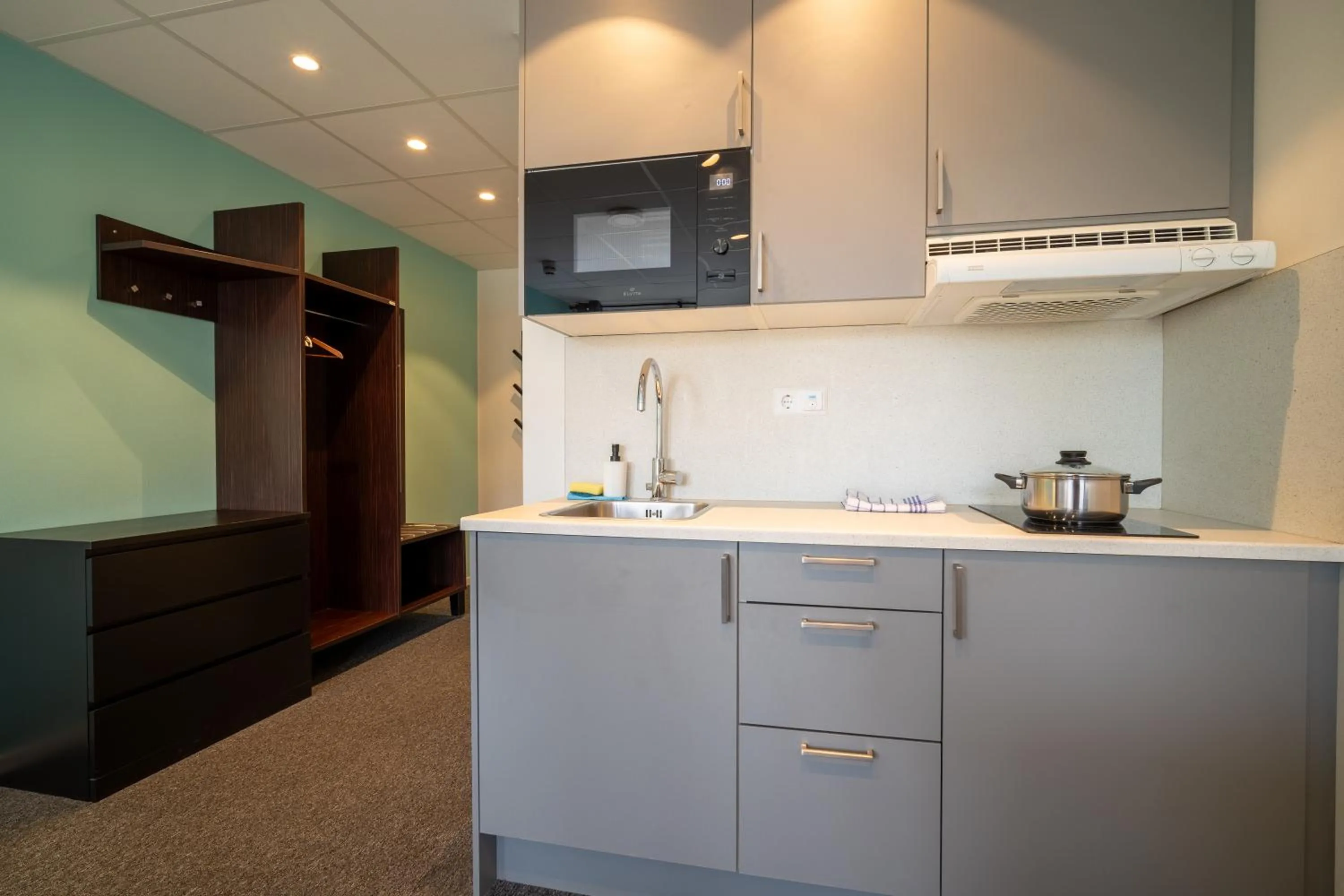 wardrobe in Stockholm Hotel Apartments Sollentuna