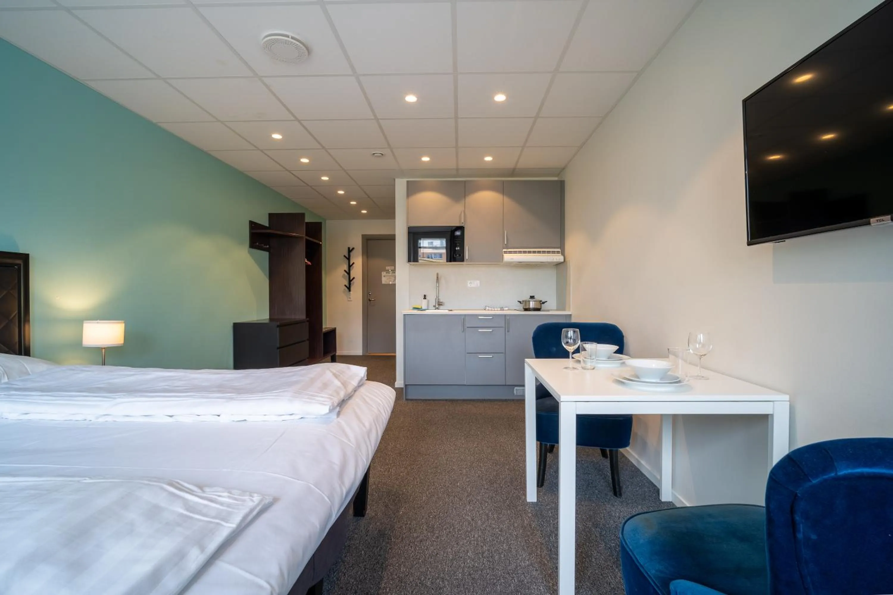 Seating area in Stockholm Hotel Apartments Sollentuna