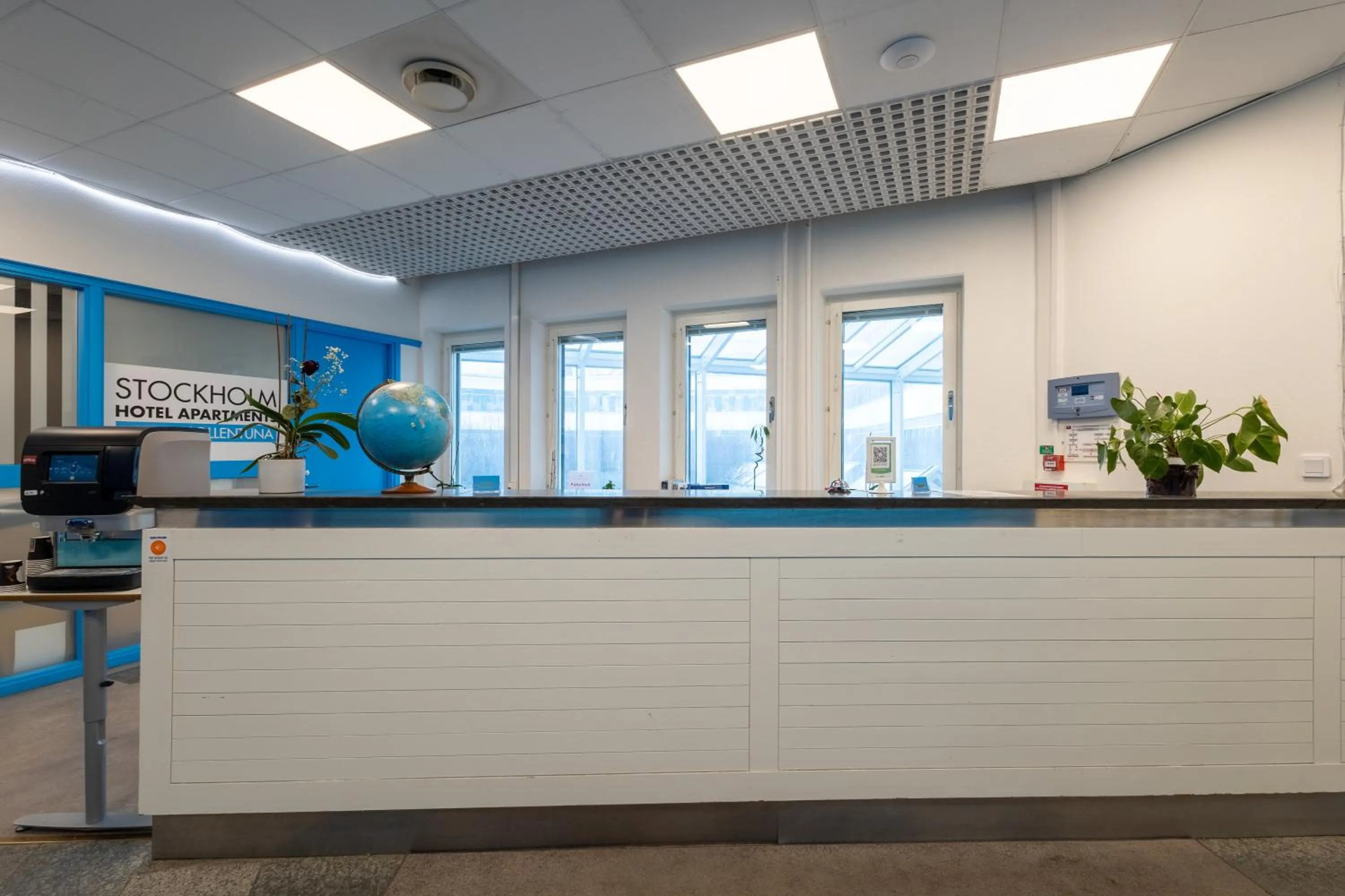 Lobby or reception in Stockholm Hotel Apartments Sollentuna