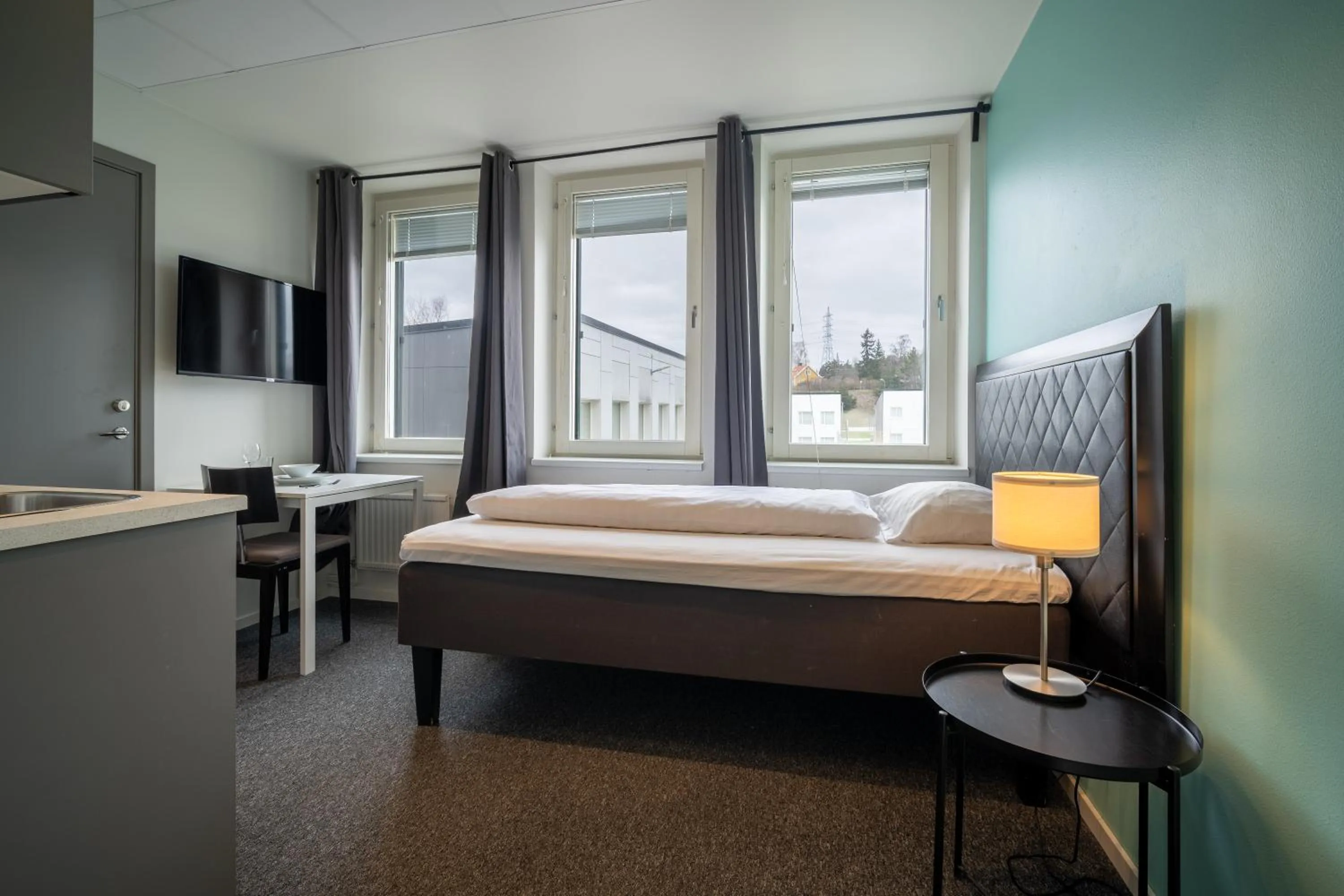 Bedroom in Stockholm Hotel Apartments Sollentuna