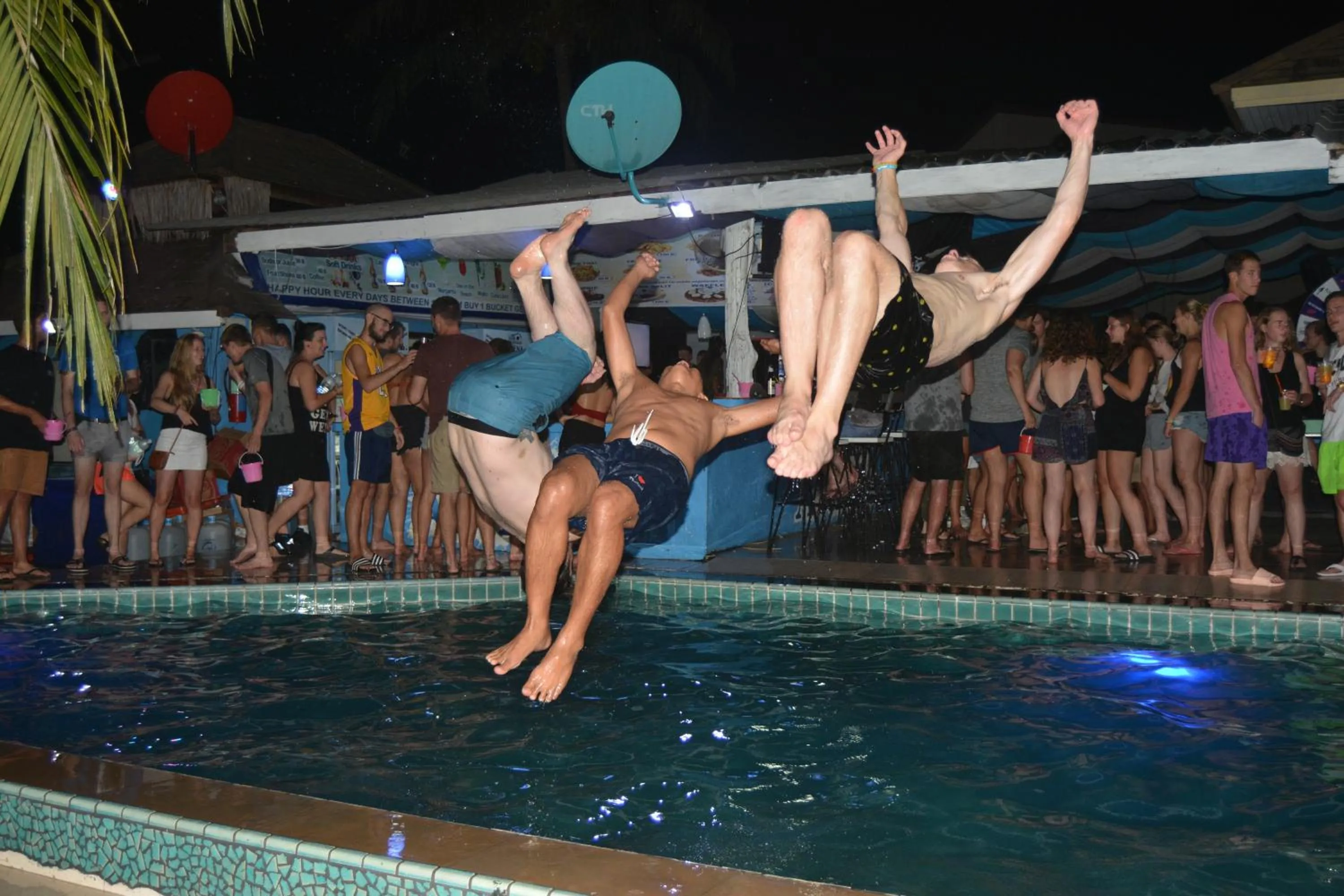 People in Phangan Arena Hostel