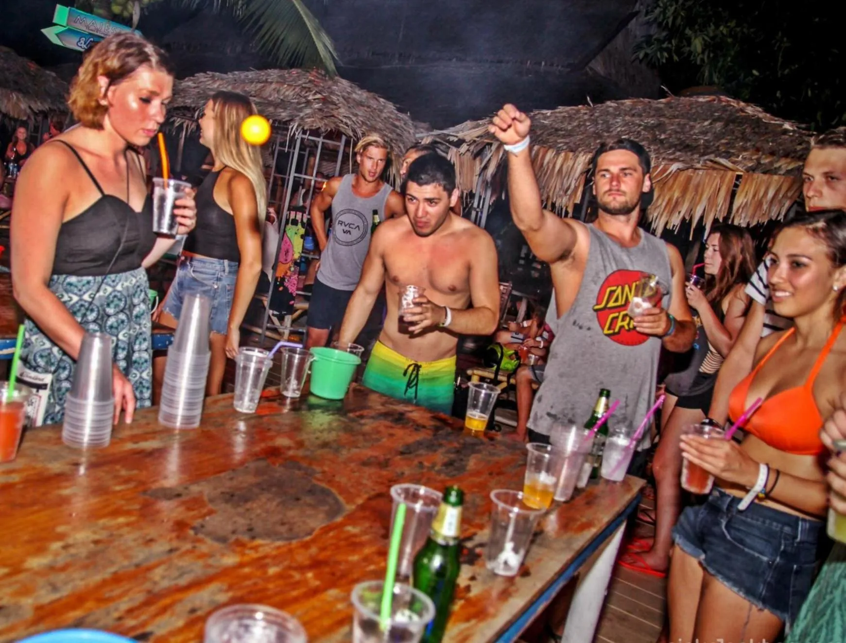 Property building in Phangan Arena Hostel