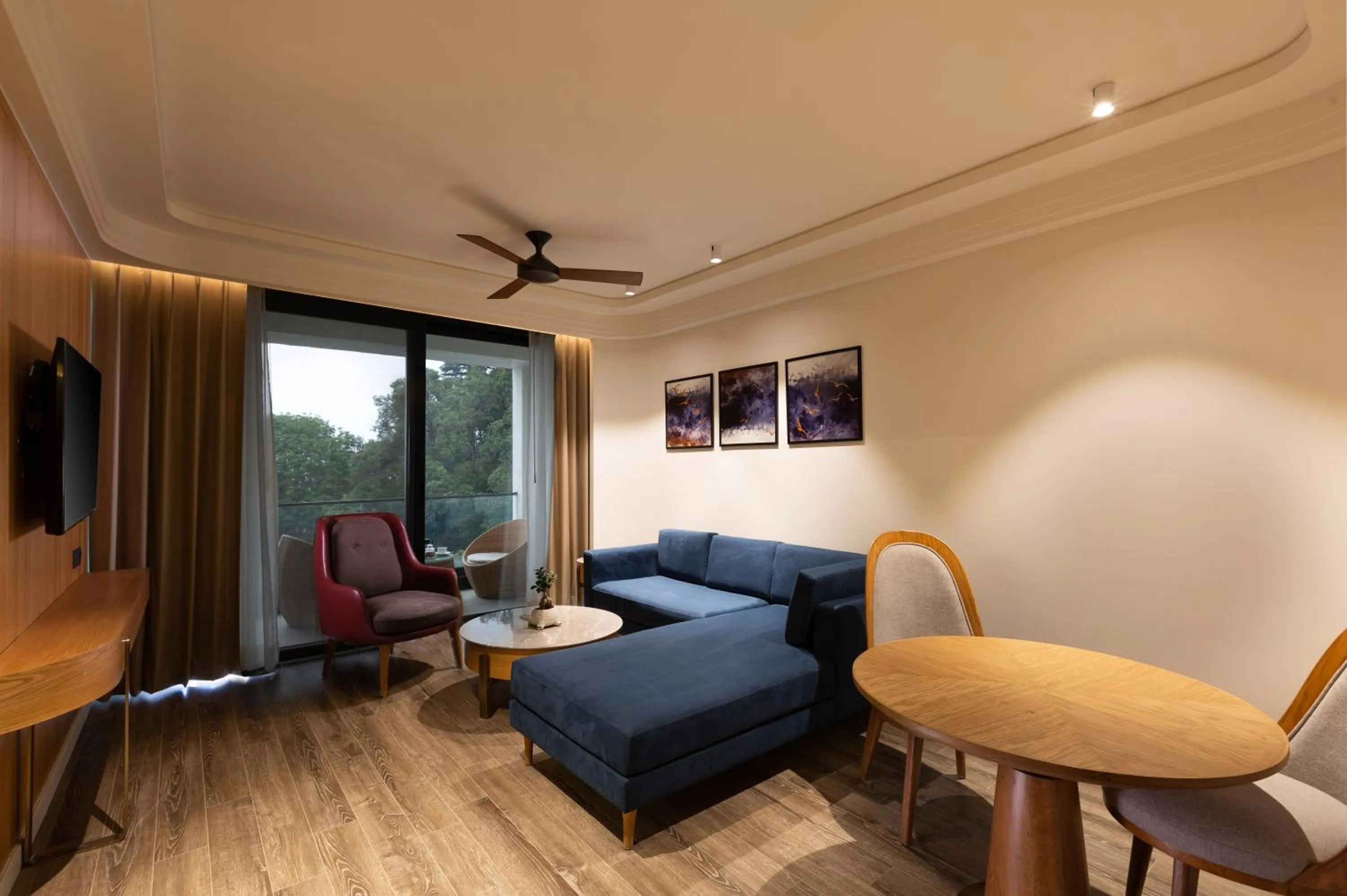Living room in The Oasis Mussoorie - A Member of Radisson Individuals