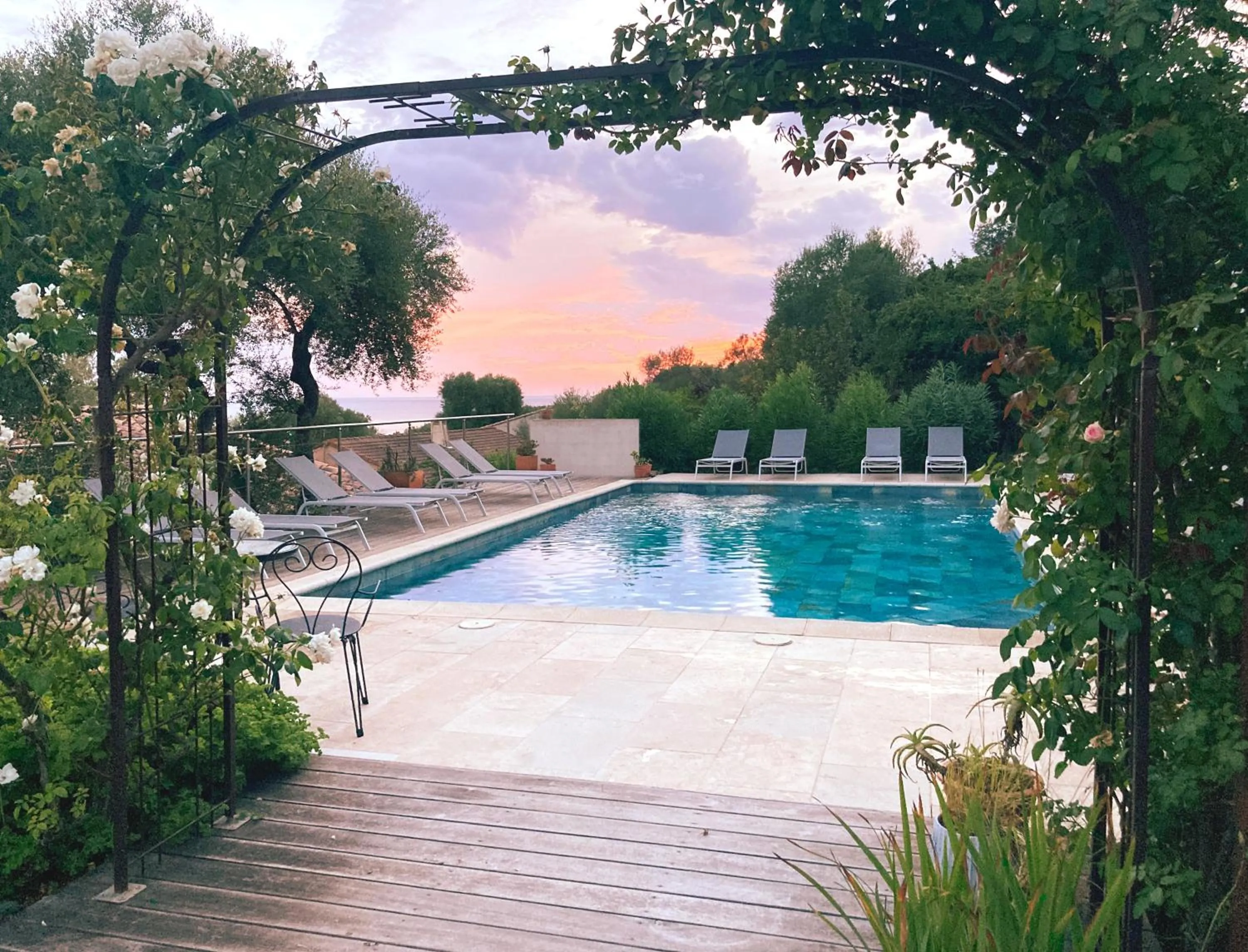 Swimming pool in Résidence Ogliastrello