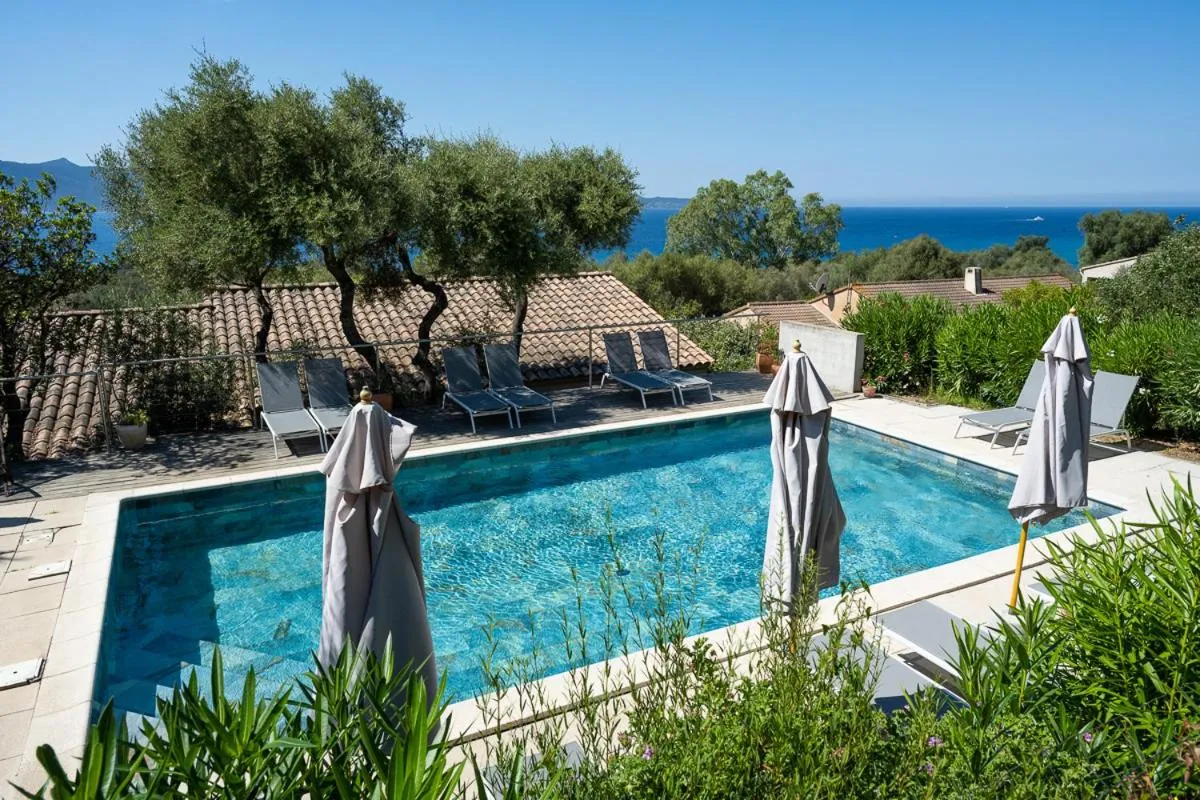 Swimming pool in Résidence Ogliastrello