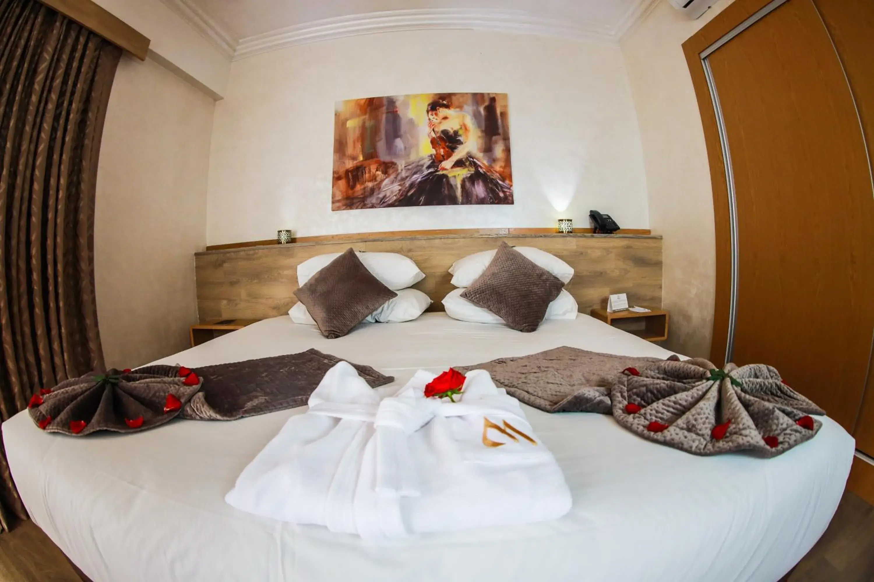 Bed in Mabrouk Hotel and Suites- Adult only