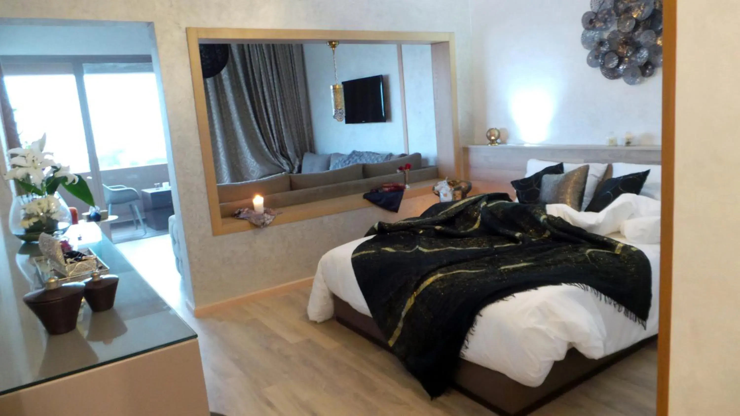 Bed in Mabrouk Hotel and Suites- Adult only