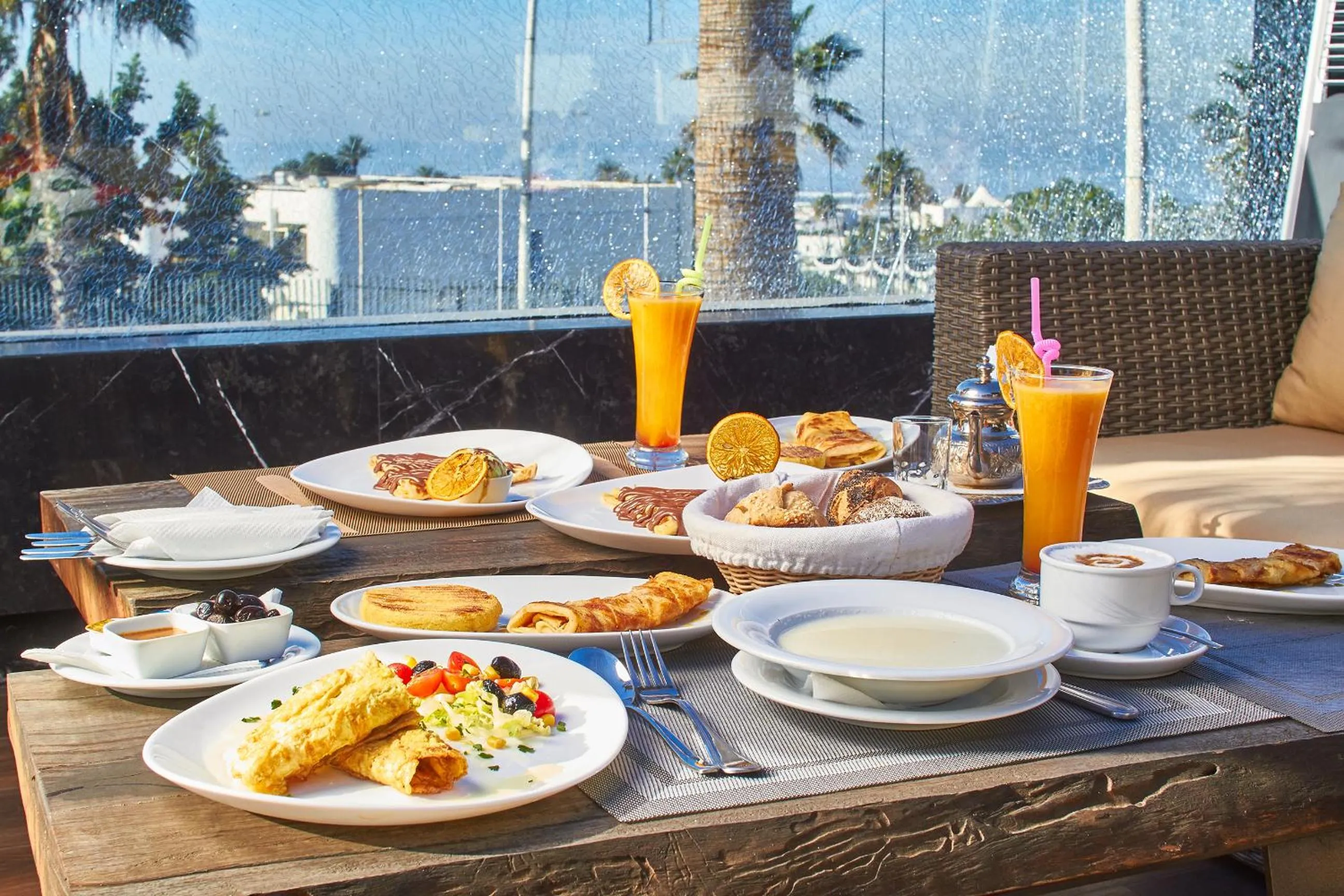 Breakfast in Mabrouk Hotel and Suites- Adult only