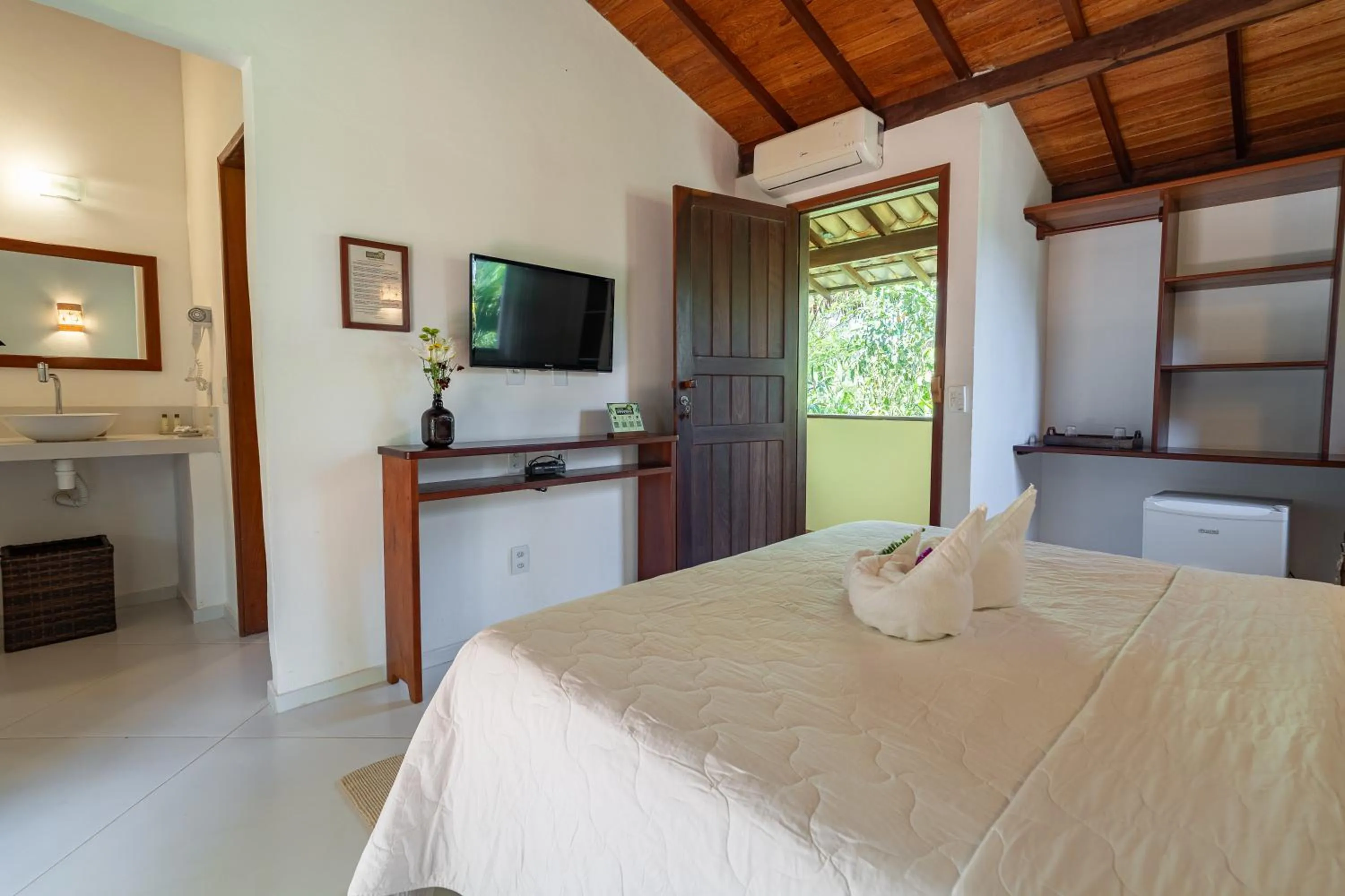 Bedroom, Bed in Pousada Samambaia