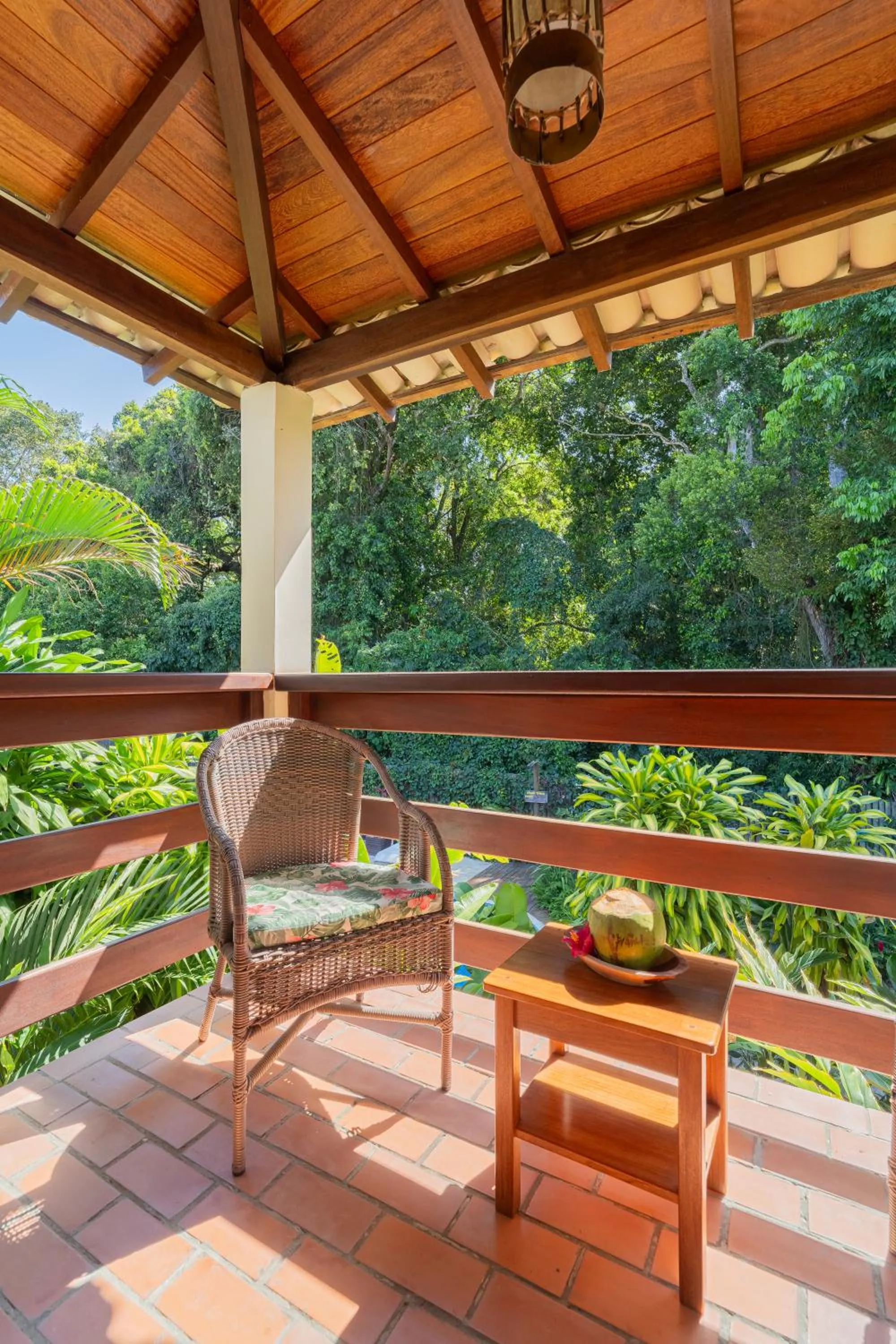 Balcony/Terrace in Pousada Samambaia