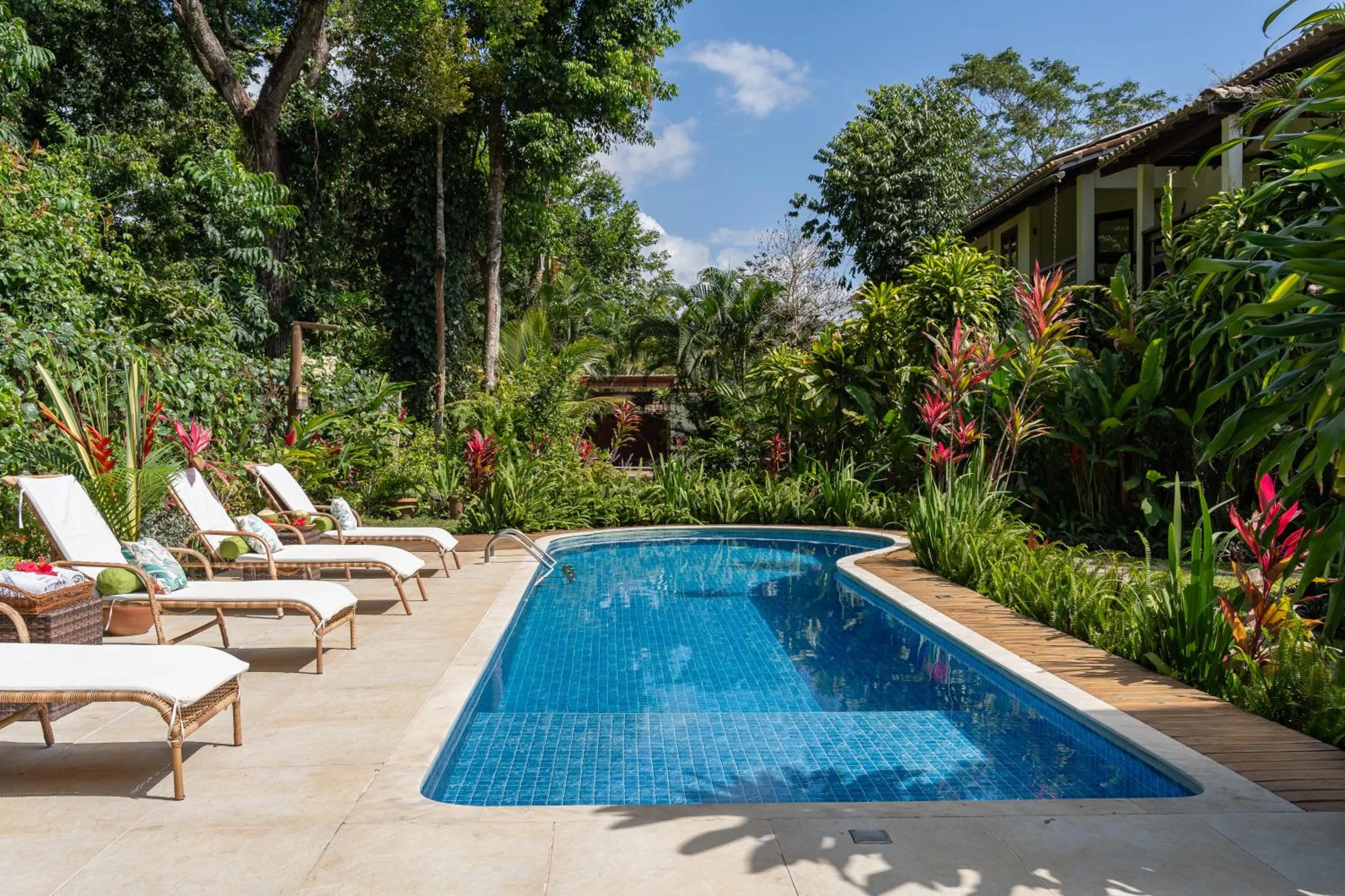 Swimming pool in Pousada Samambaia