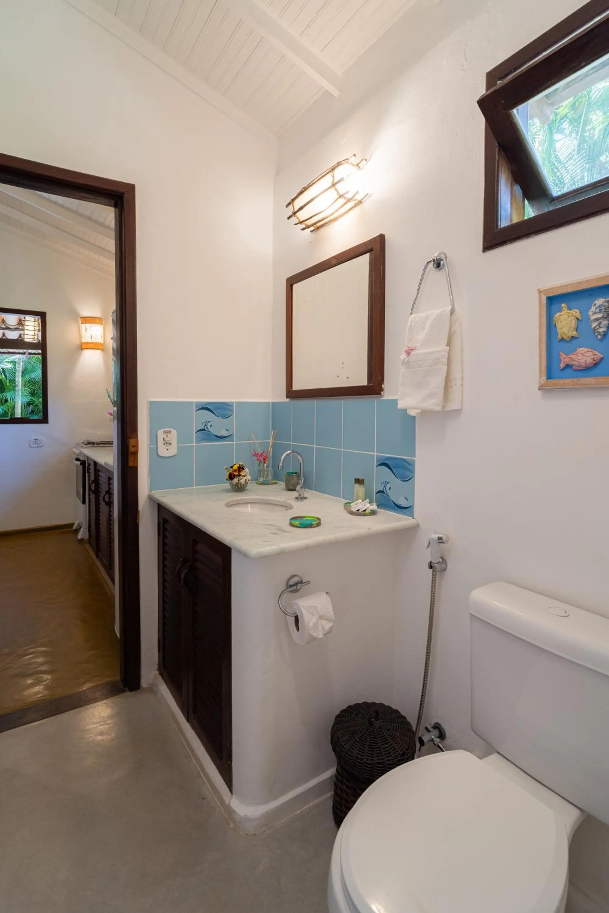 Bathroom in Pousada Samambaia