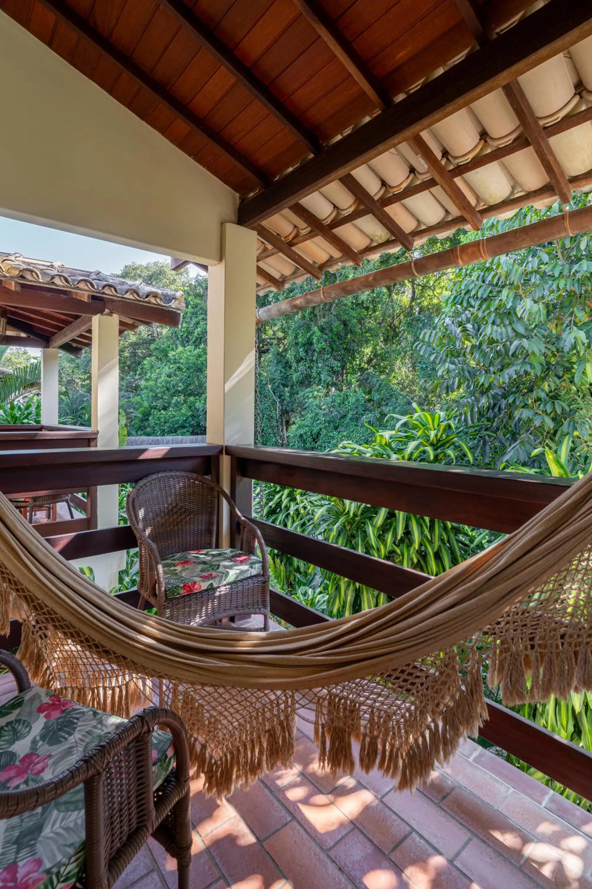 Balcony/Terrace in Pousada Samambaia