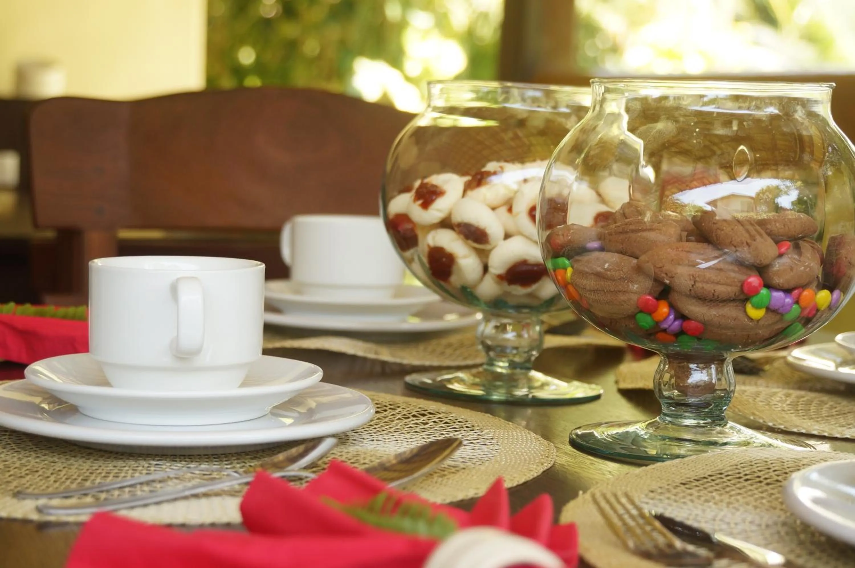 Food and drinks in Pousada Samambaia