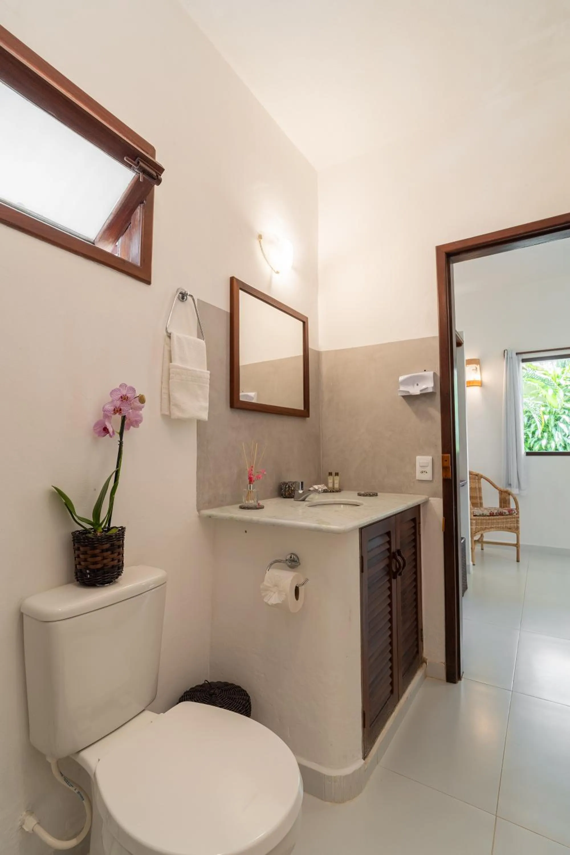 Bathroom in Pousada Samambaia