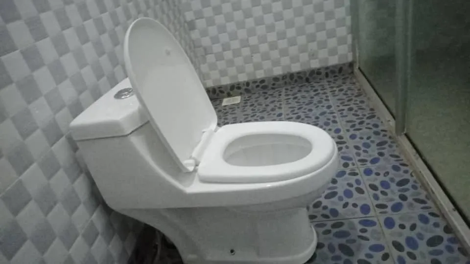 Toilet in Riverside Resort Hotel Kabale