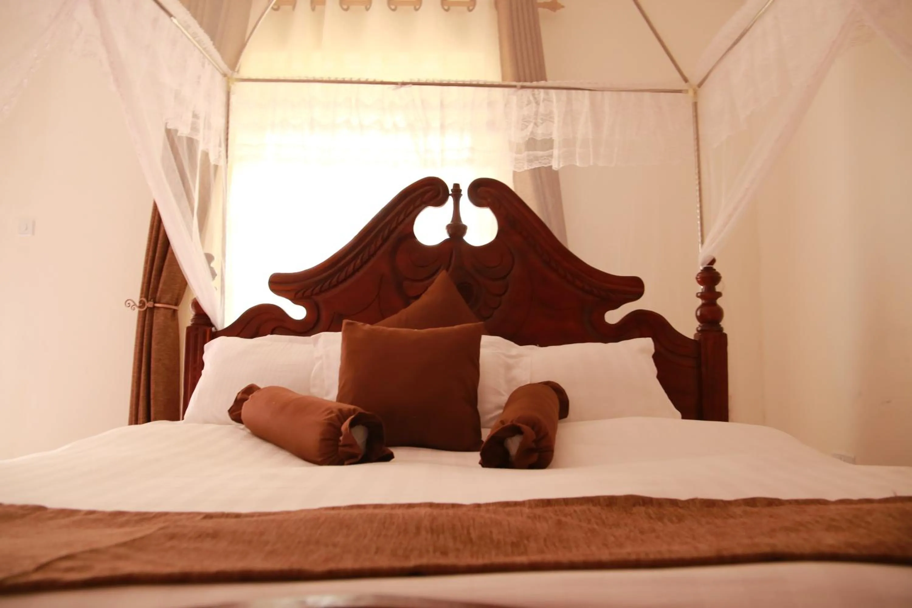 Bed in Riverside Resort Hotel Kabale