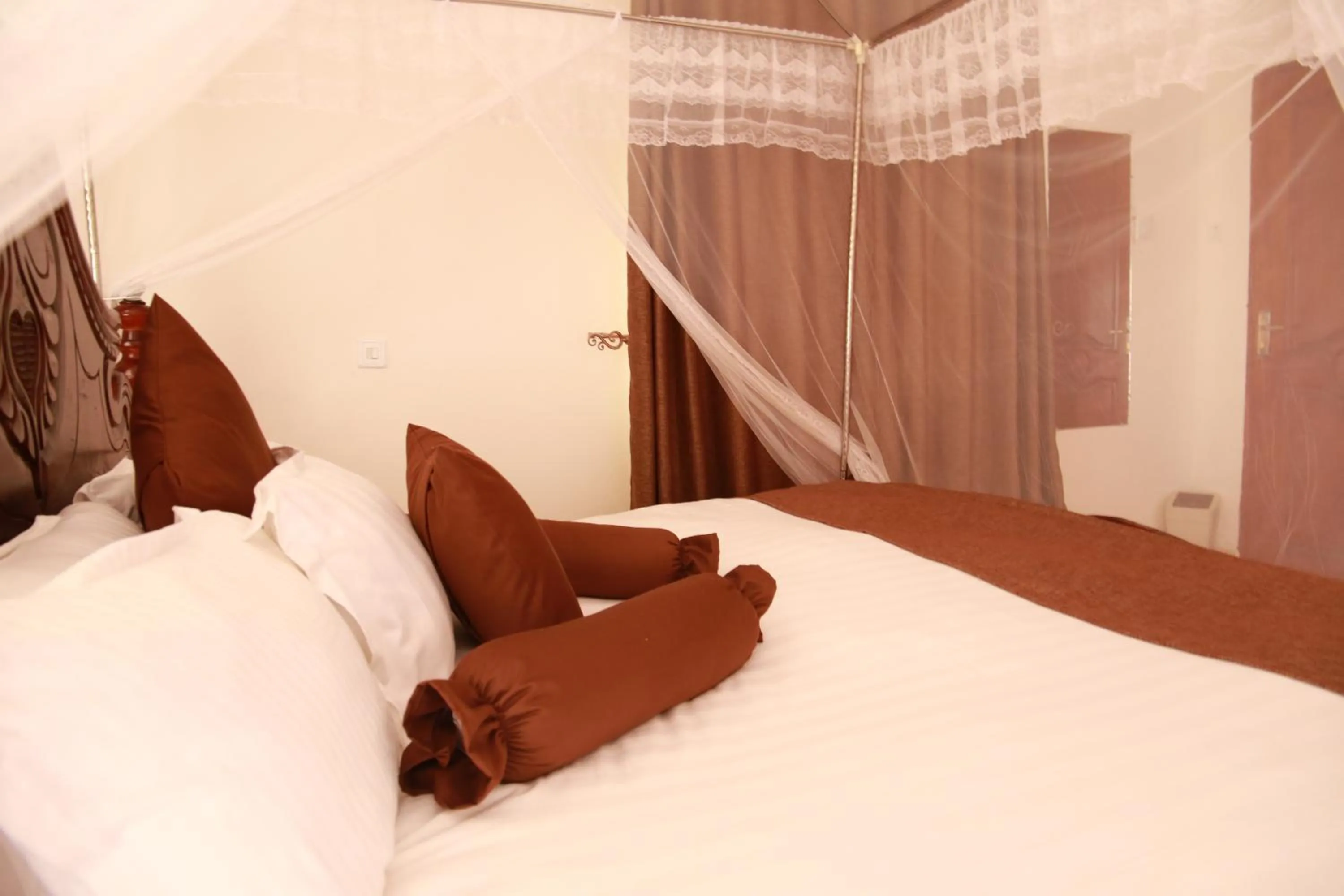 Bed in Riverside Resort Hotel Kabale