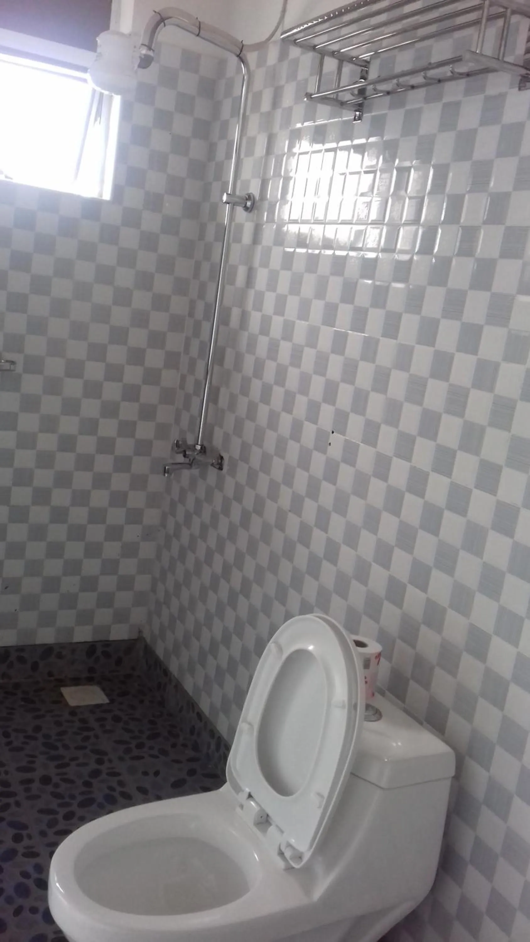 Shower in Riverside Resort Hotel Kabale