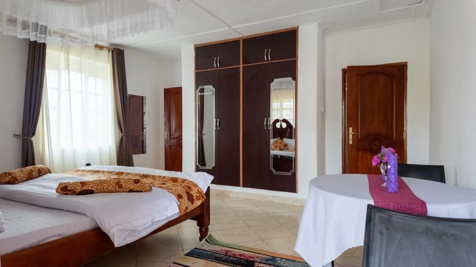 Bed in Riverside Resort Hotel Kabale