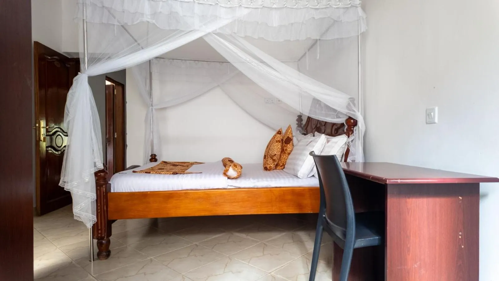 Bed in Riverside Resort Hotel Kabale