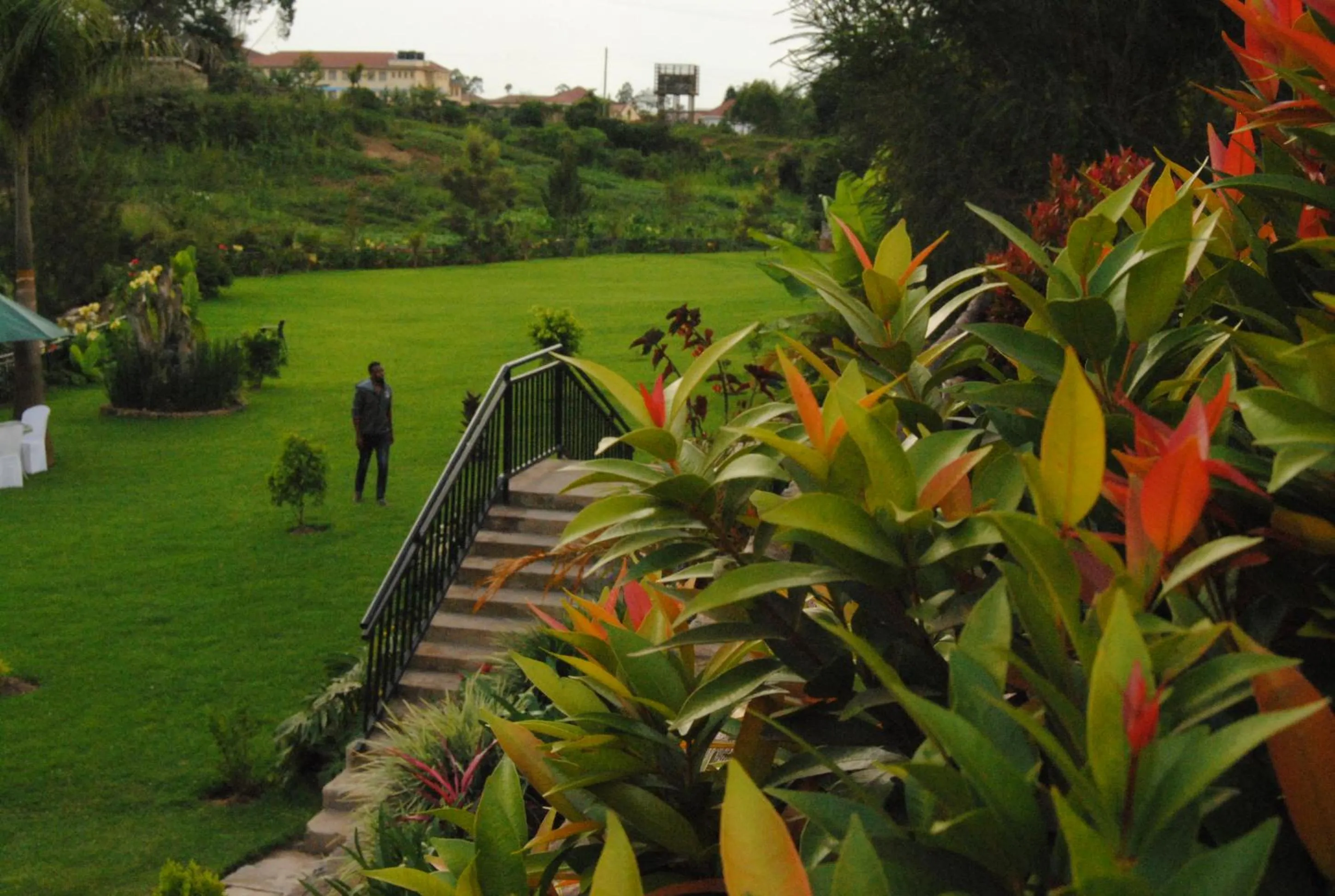 Garden view in Riverside Resort Hotel Kabale