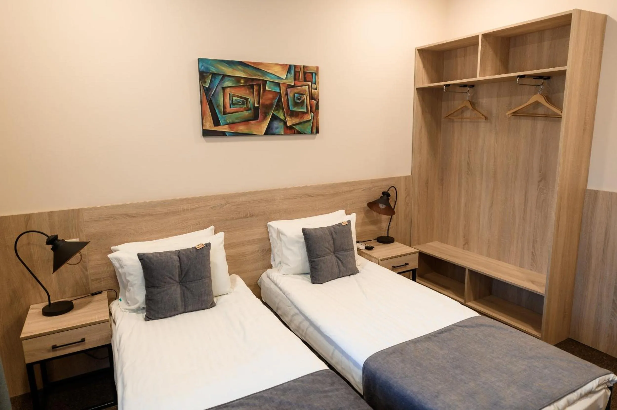 wardrobe, Bed in Nota Bene Loft