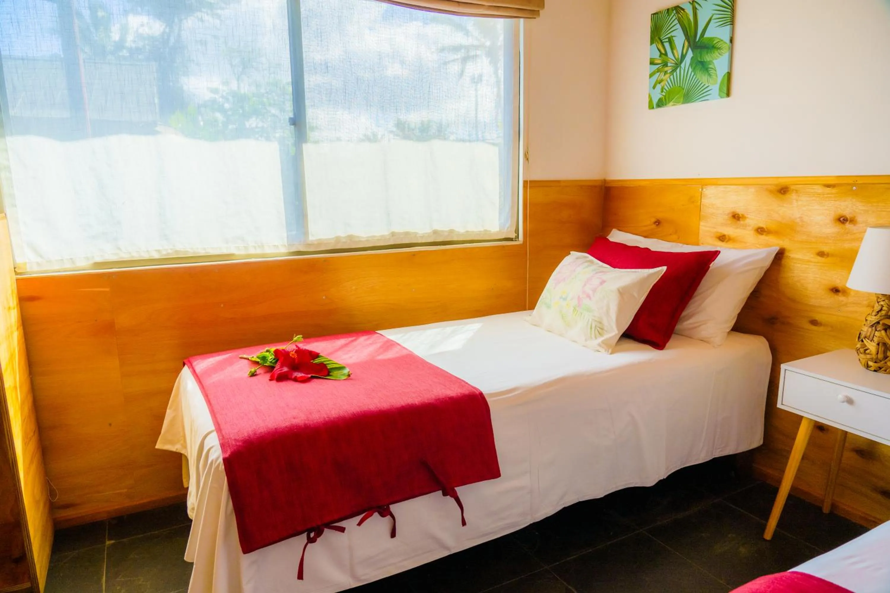 Bed in Matariki Sunset Apart Hotel