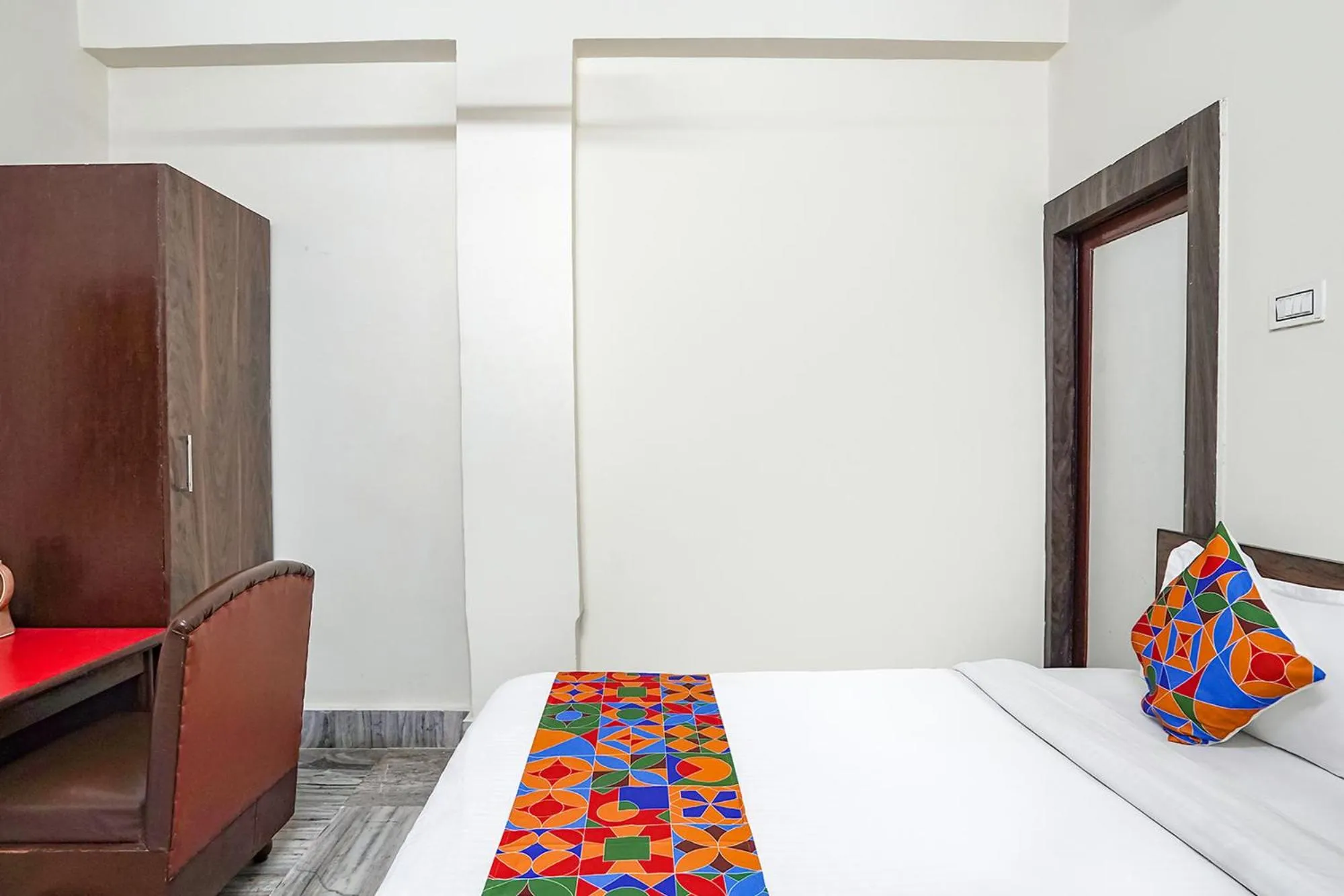 Bed in FabHotel New Shanti