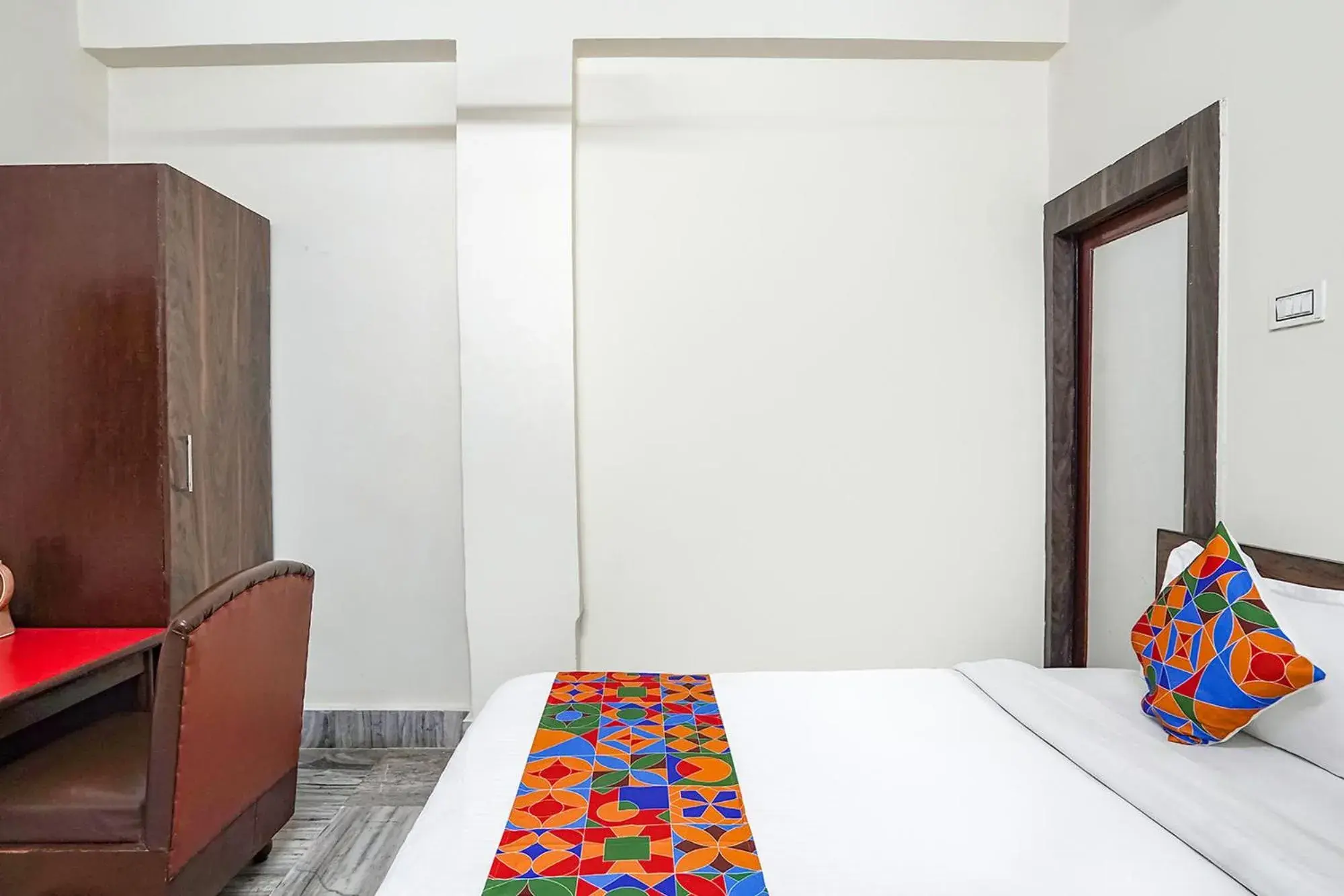 Bed in FabHotel New Shanti Bed in FabHotel New Shanti