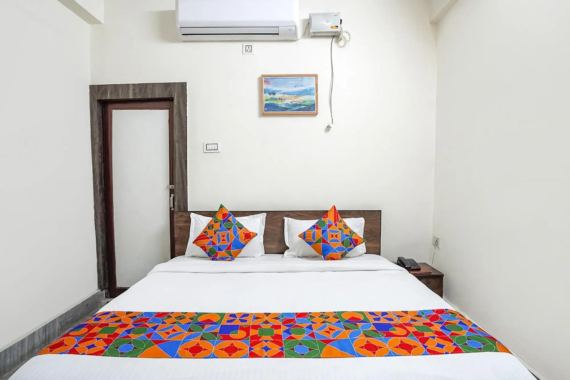 Bed in FabHotel New Shanti Bed in FabHotel New Shanti