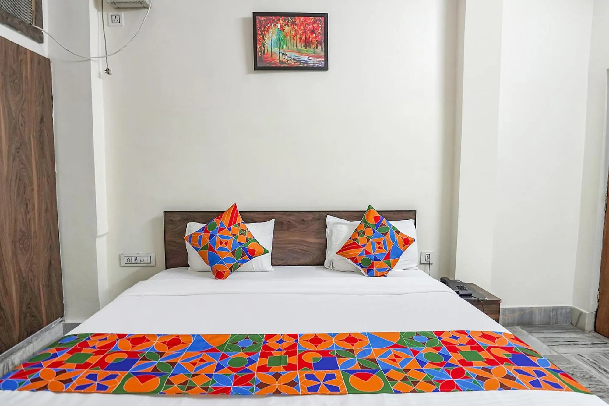 Bed in FabHotel New Shanti