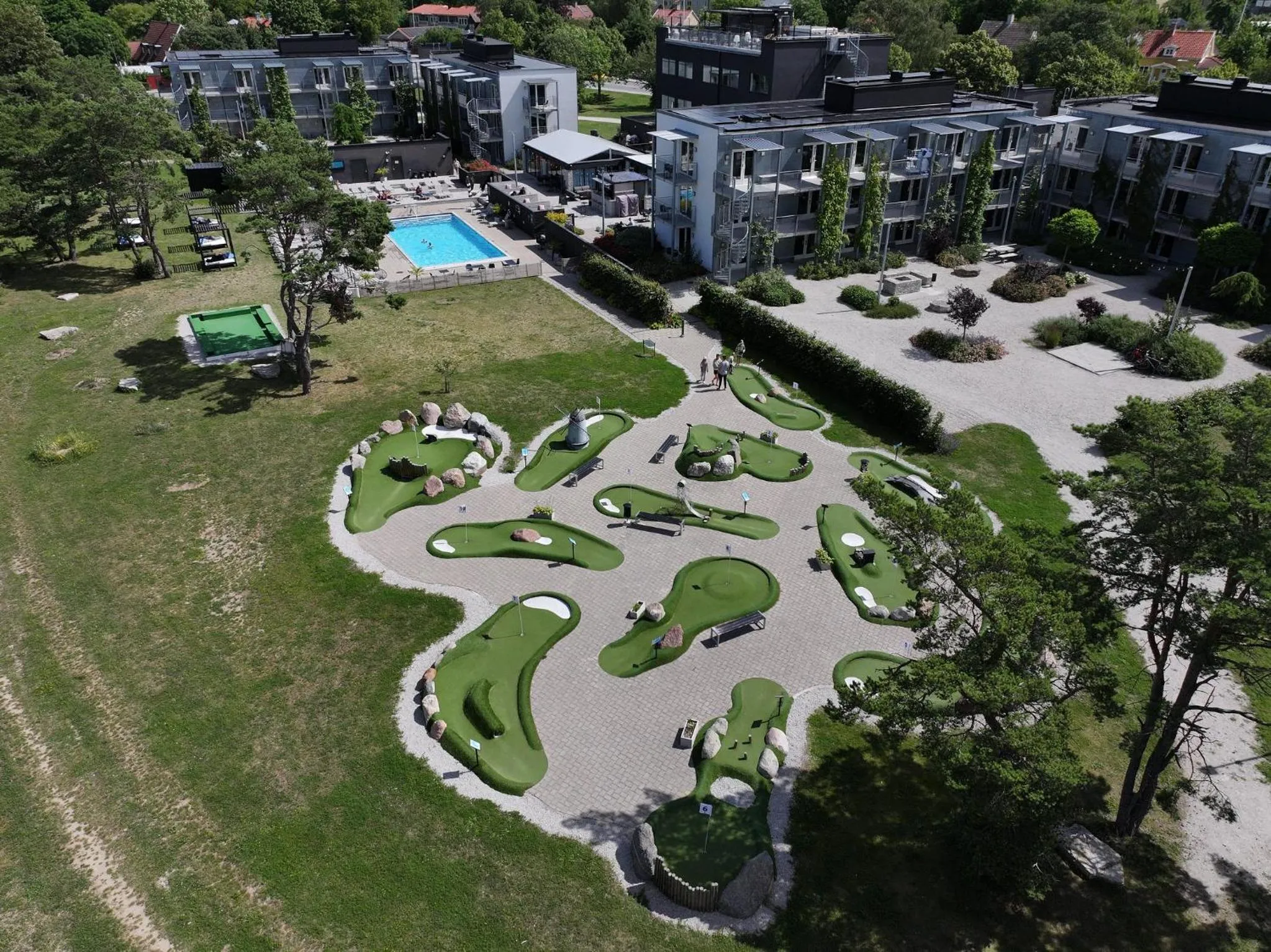 Minigolf in First Hotel Kokoloko