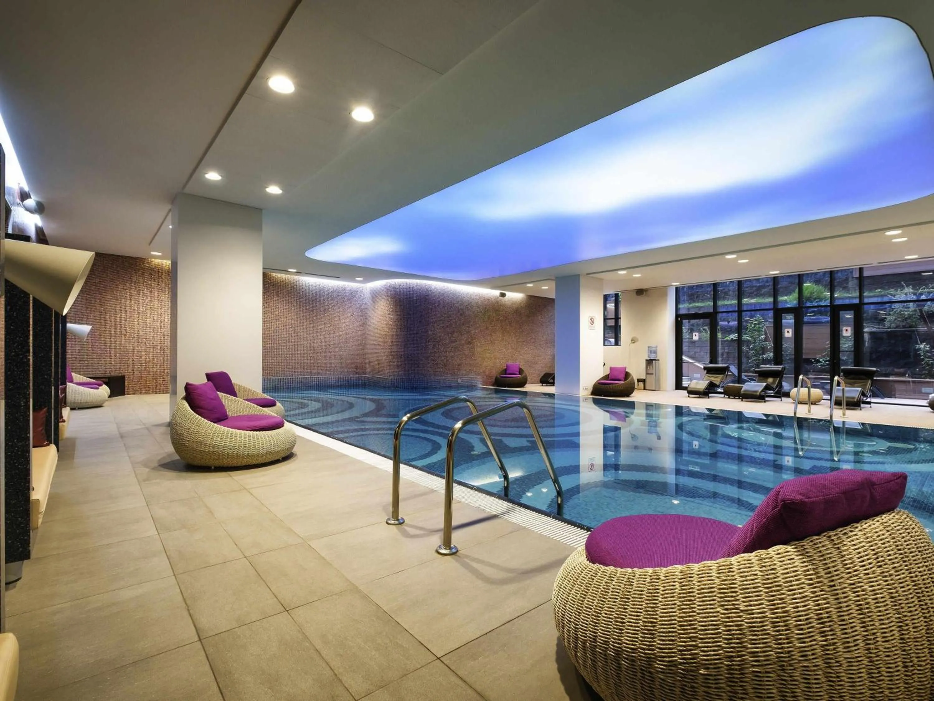 Pool view in Novotel Almaty City Center