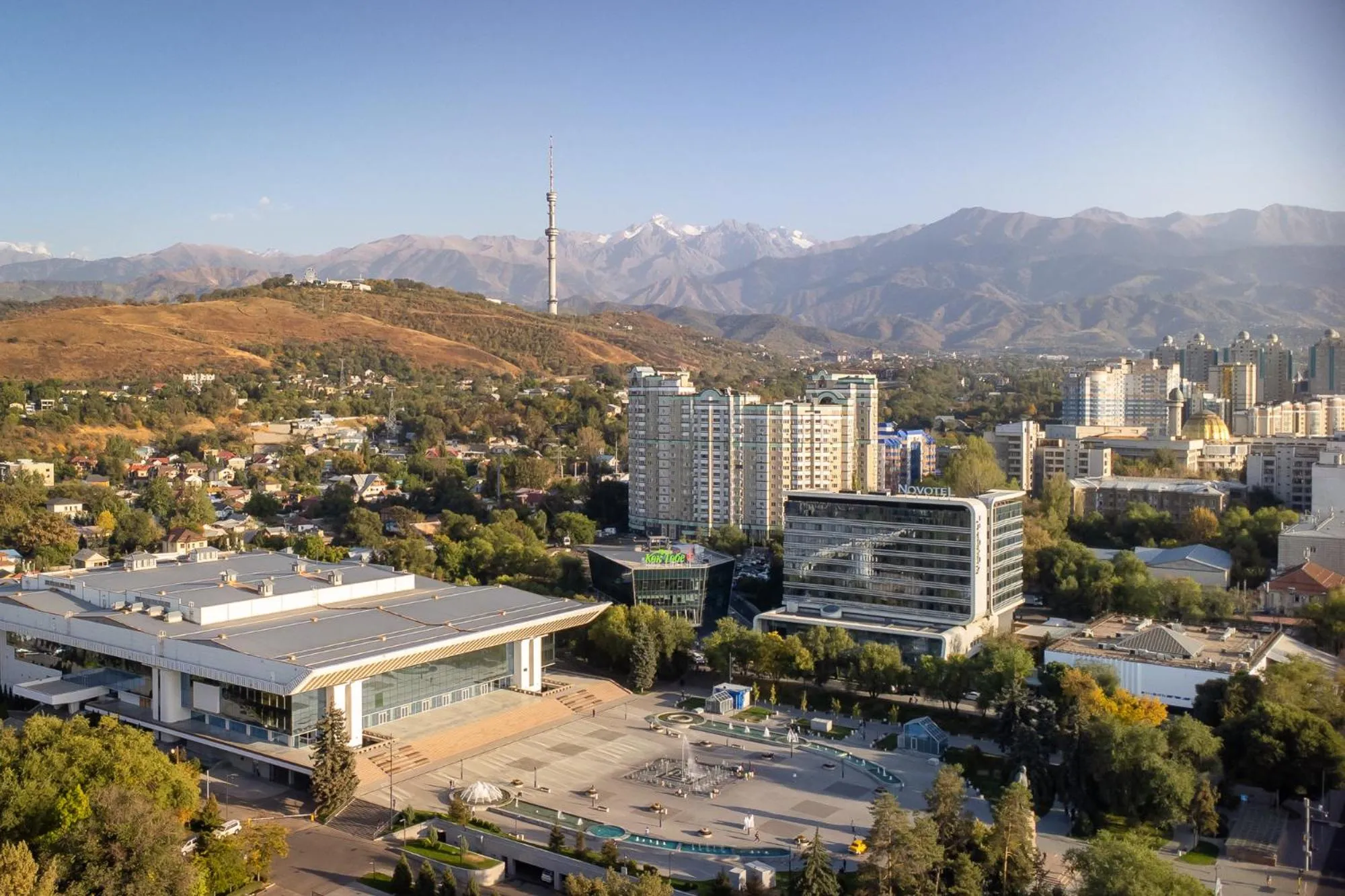 Mountain view in Novotel Almaty City Center