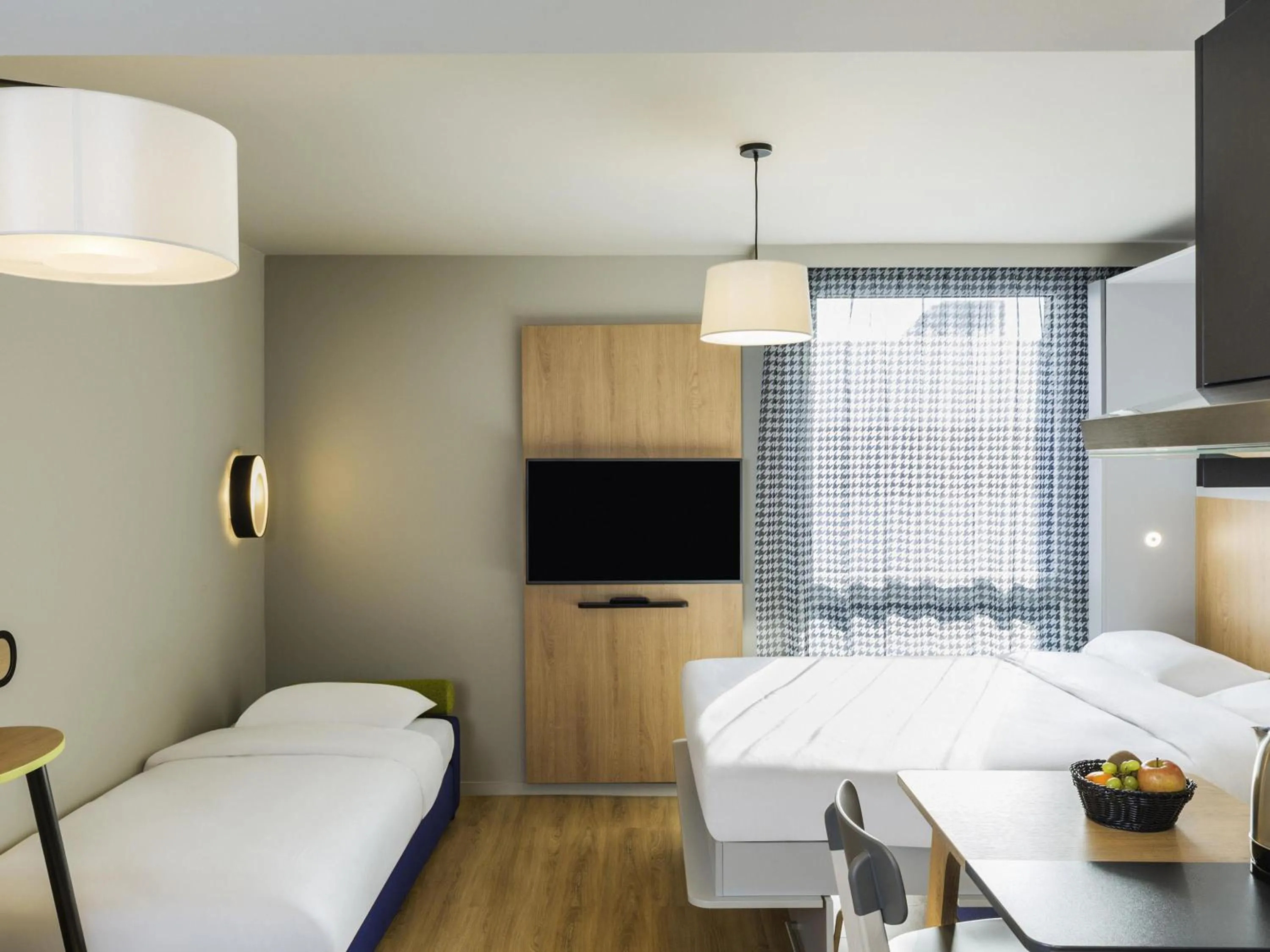 Bedroom, Bed in Aparthotel Adagio access Palaiseau Saclay