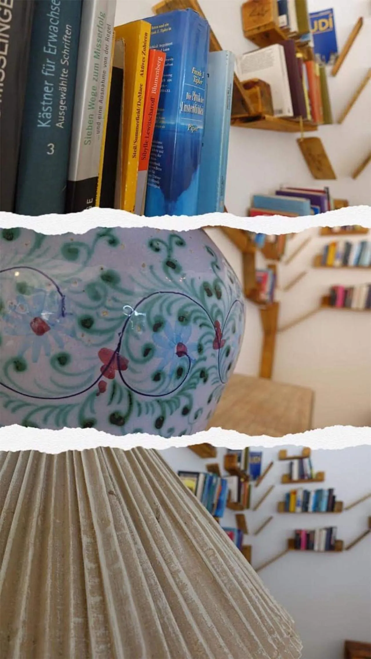 Library in The Eco Palace Hostel