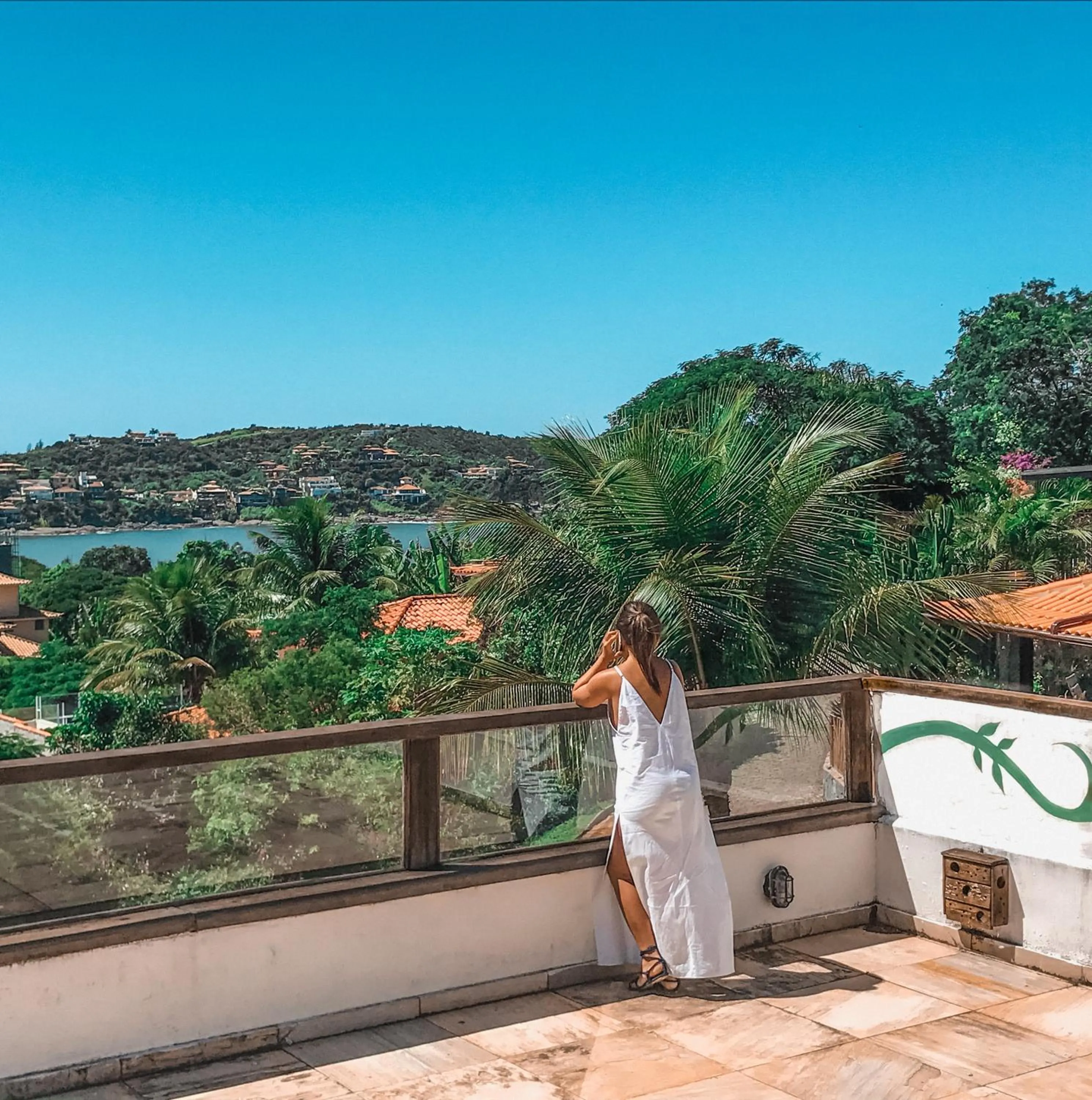 Balcony/Terrace in The Eco Palace Hostel