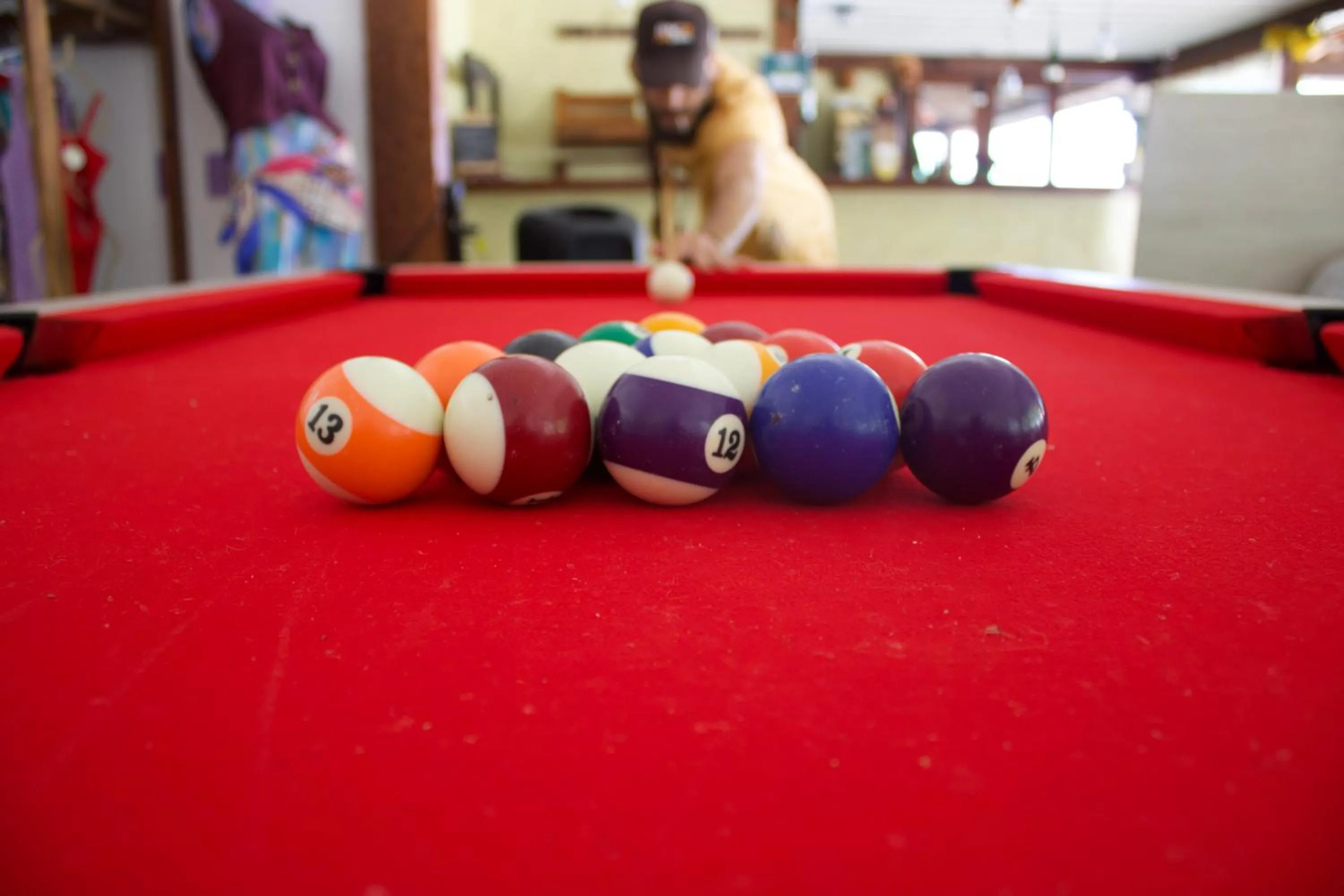 Billiard in The Eco Palace Hostel