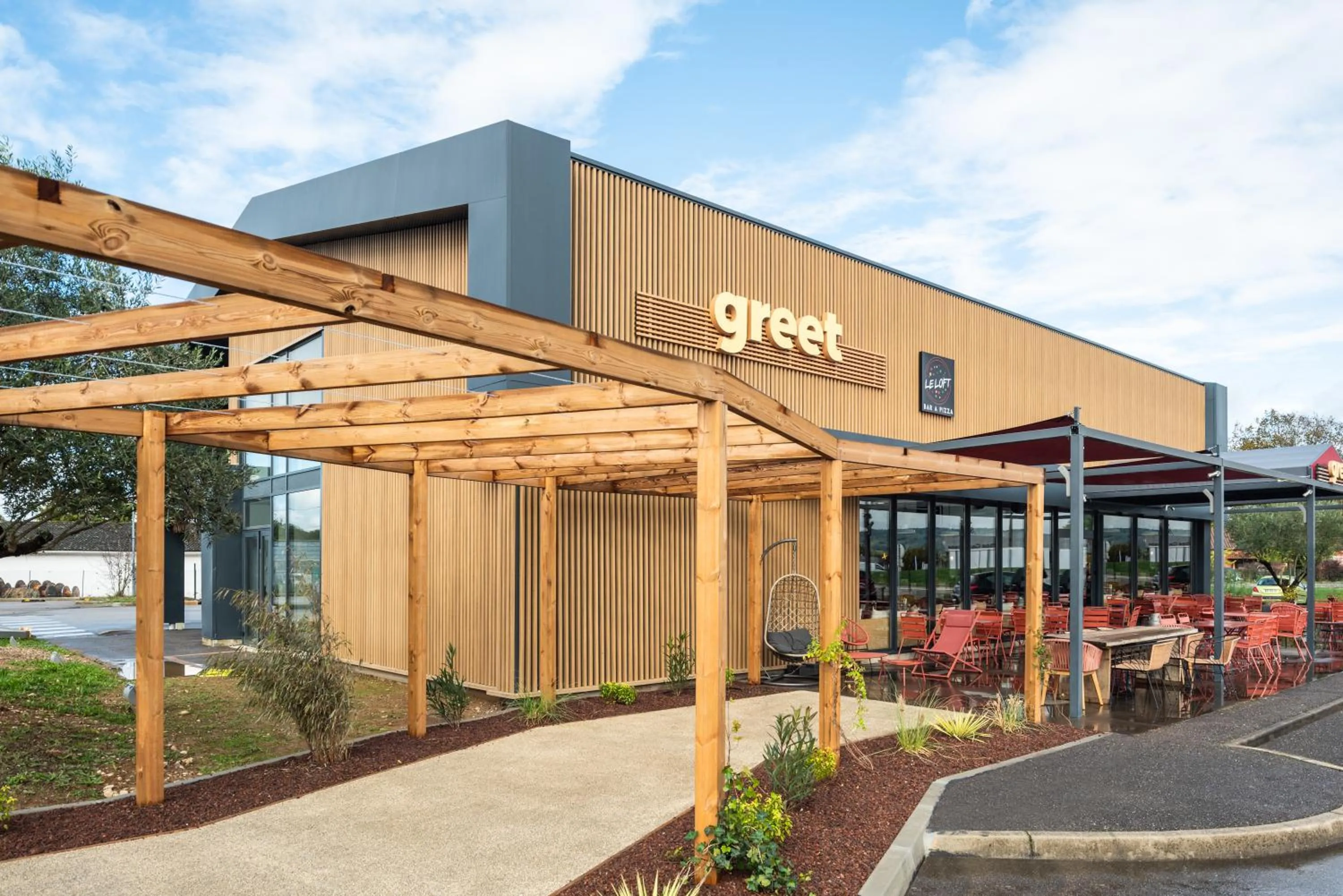 Balcony/Terrace in Greet hotel Bourg-en-Bresse Sud Montagnat