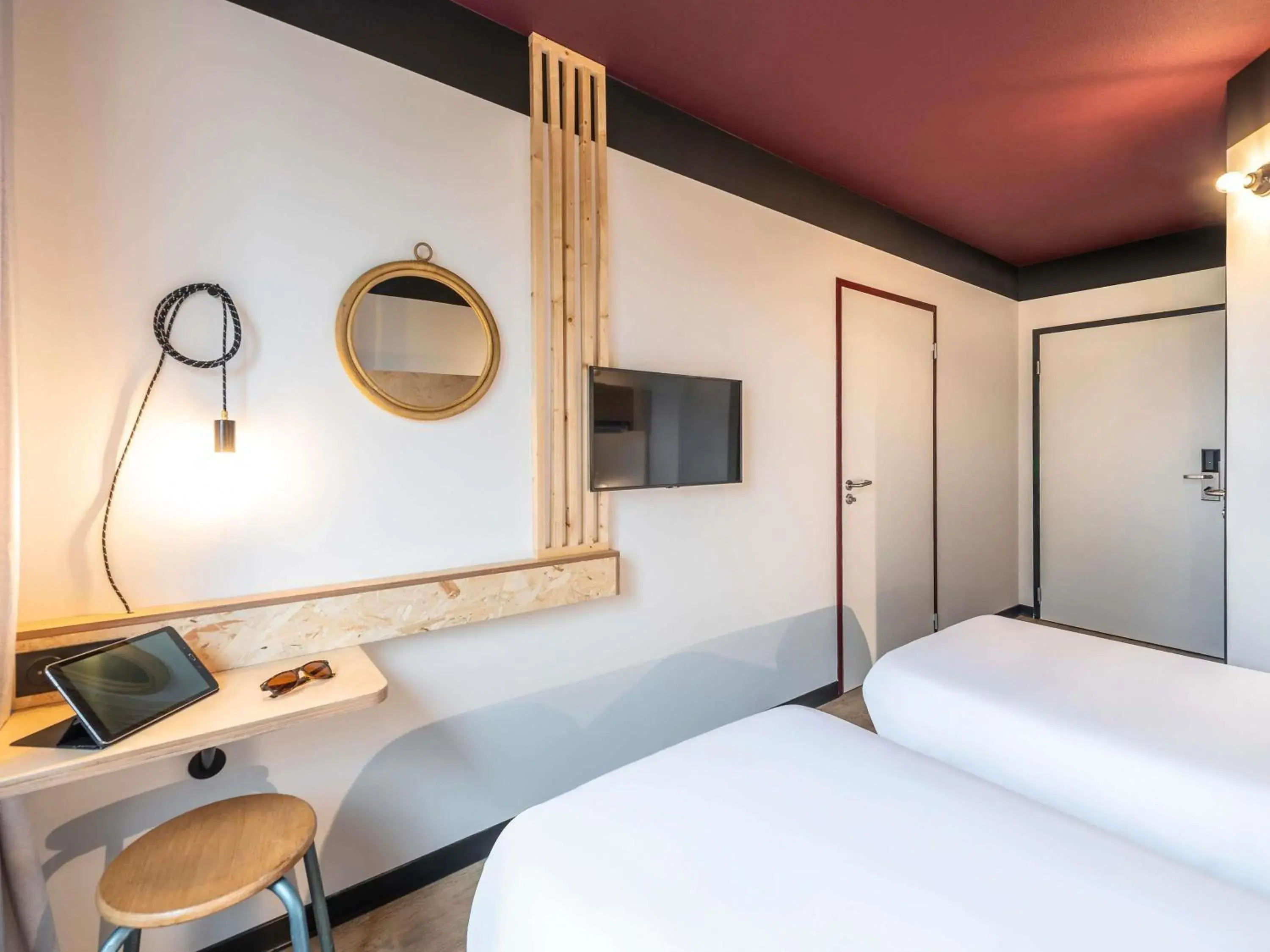 POP Room with Two Single Beds in Greet hotel Bourg-en-Bresse Sud Montagnat POP Room with Two Single Beds in Greet hotel Bourg-en-Bresse Sud Montagnat