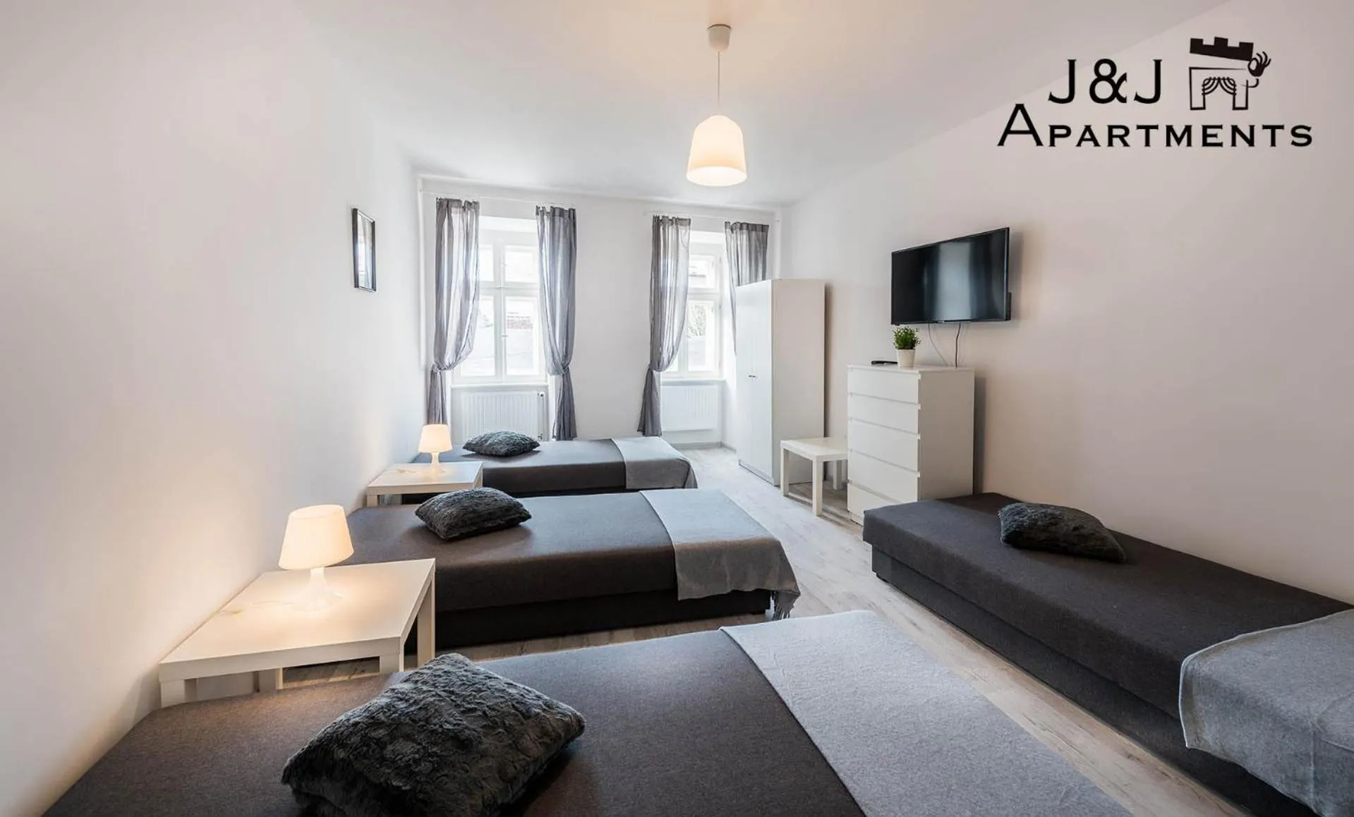 Bed in J&J Apartments Łazienna 30 - 12