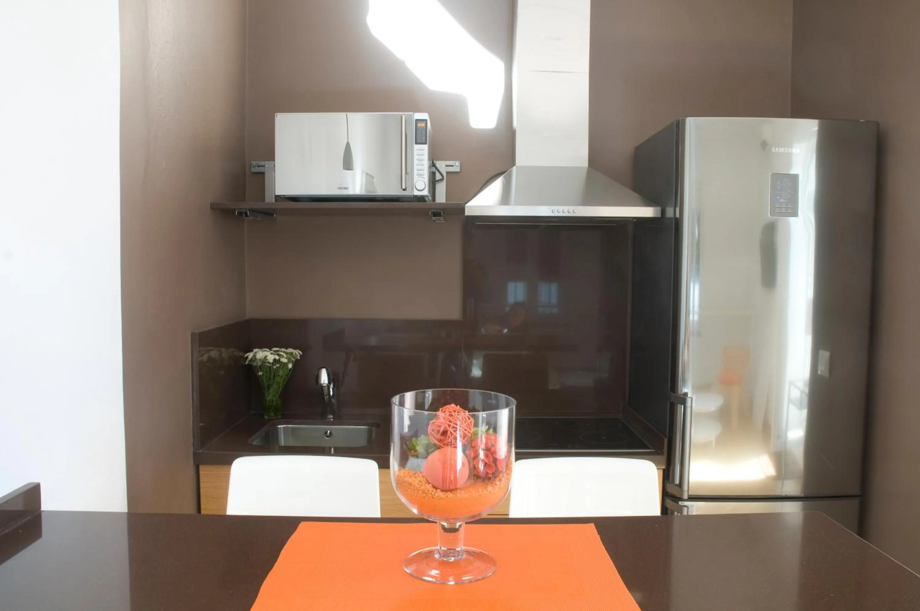 Kitchen or kitchenette in Life Apartments Quintana