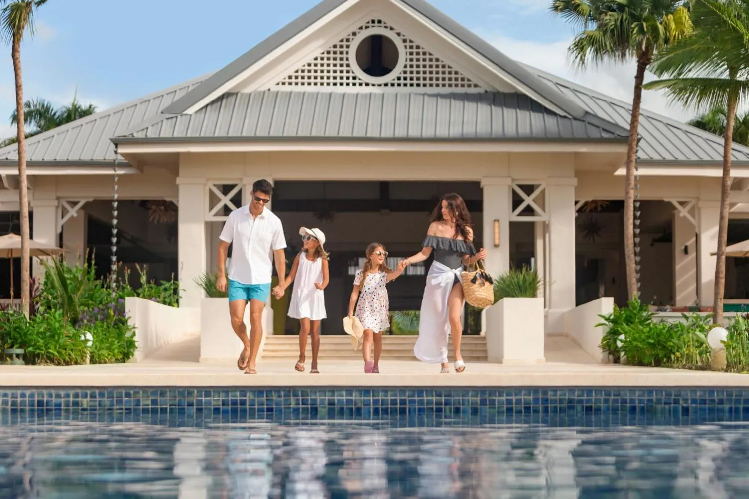 People in Hilton La Romana All-Inclusive Family Resort