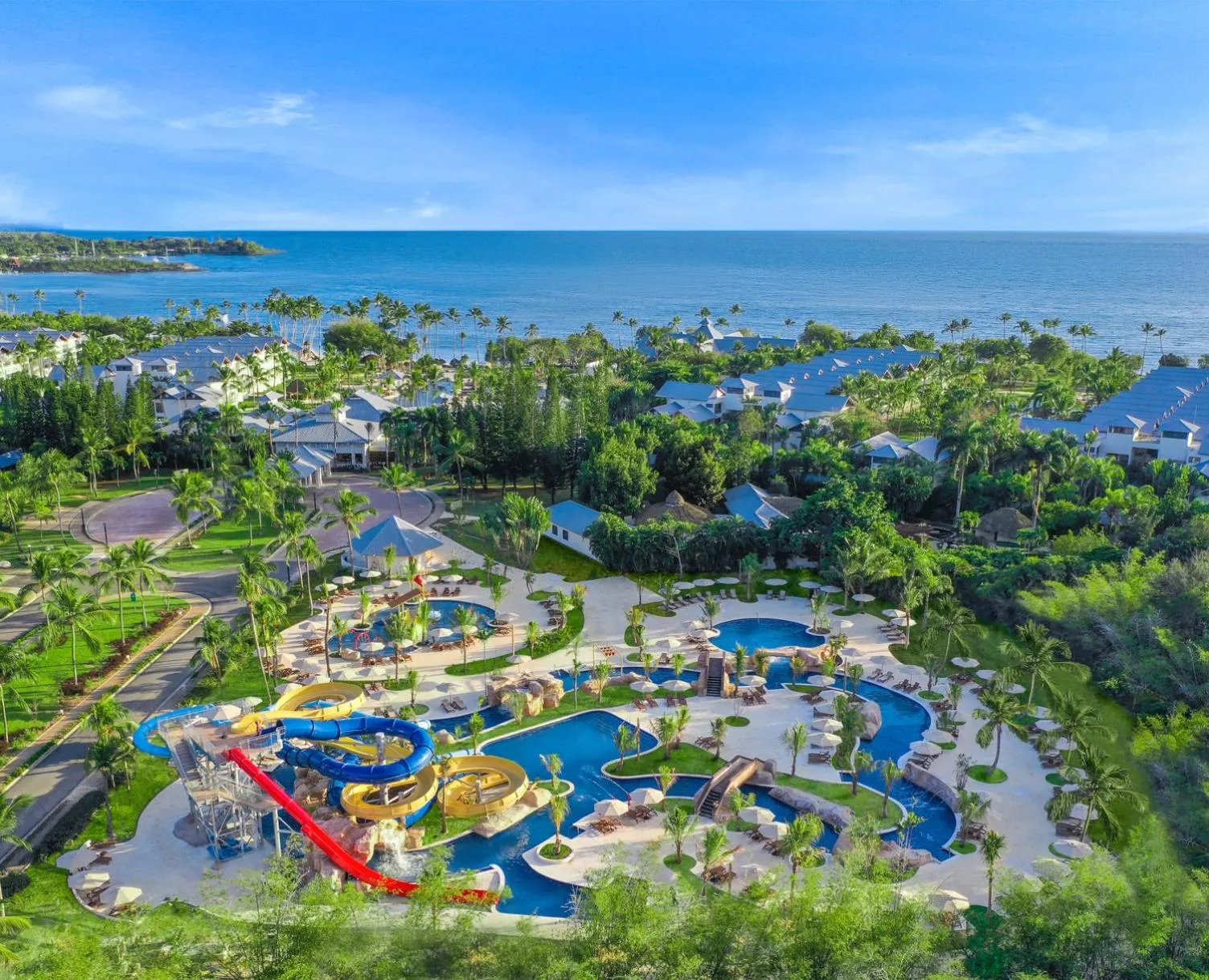 Aqua park in Hilton La Romana All-Inclusive Family Resort