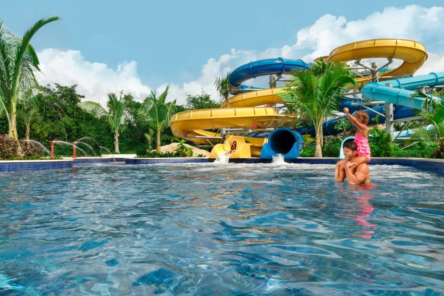Aqua park in Hilton La Romana All-Inclusive Family Resort