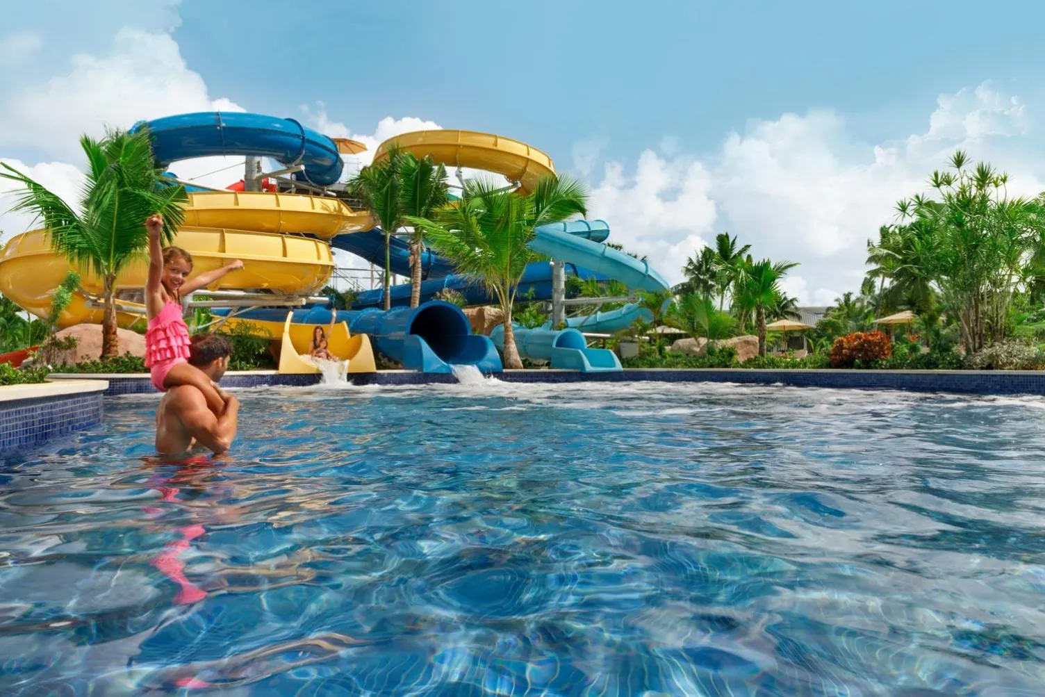 Aqua park in Hilton La Romana All-Inclusive Family Resort