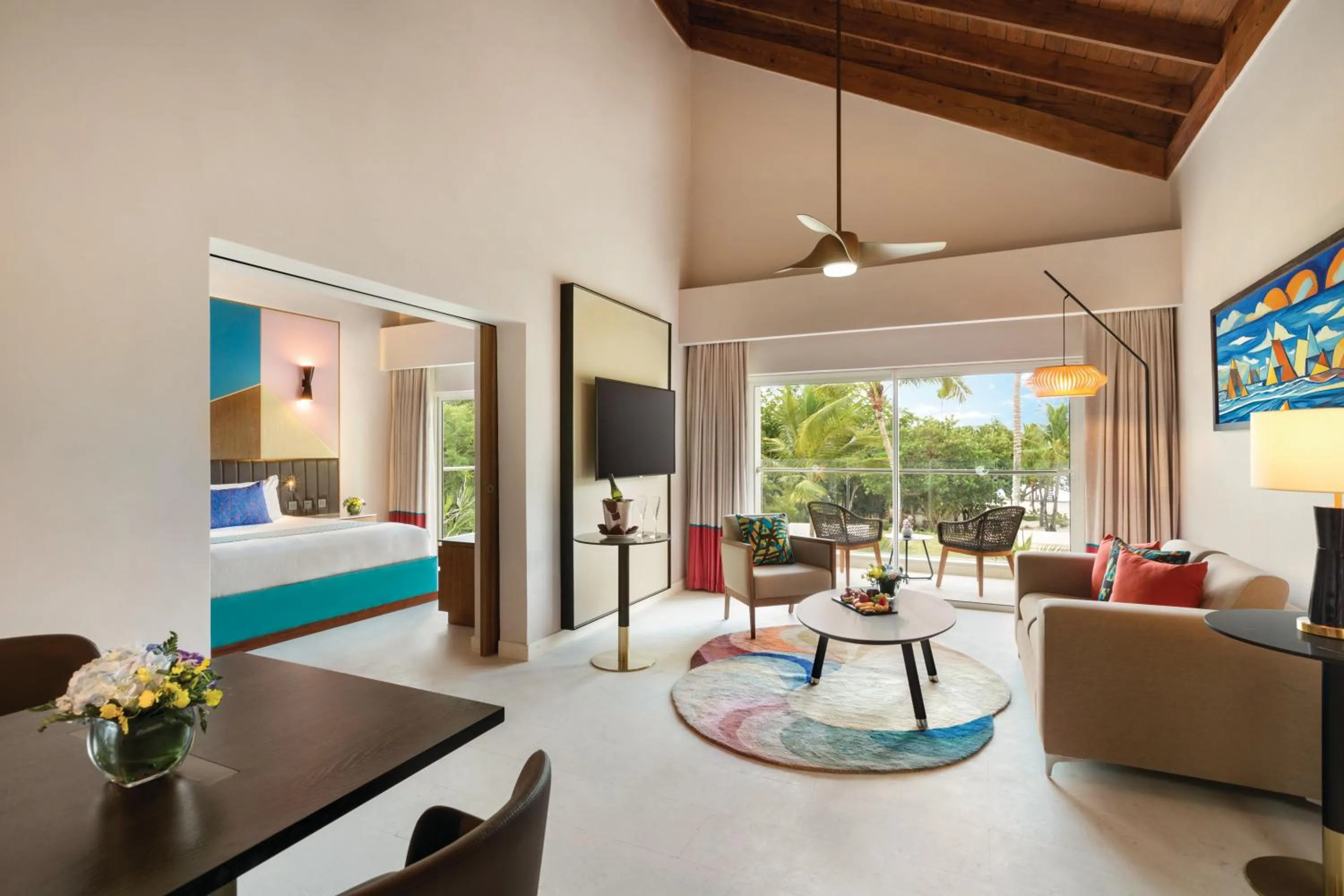 Enclave Suite Garden View  - single occupancy - 1 King in Hilton La Romana All- Inclusive Adult Resort