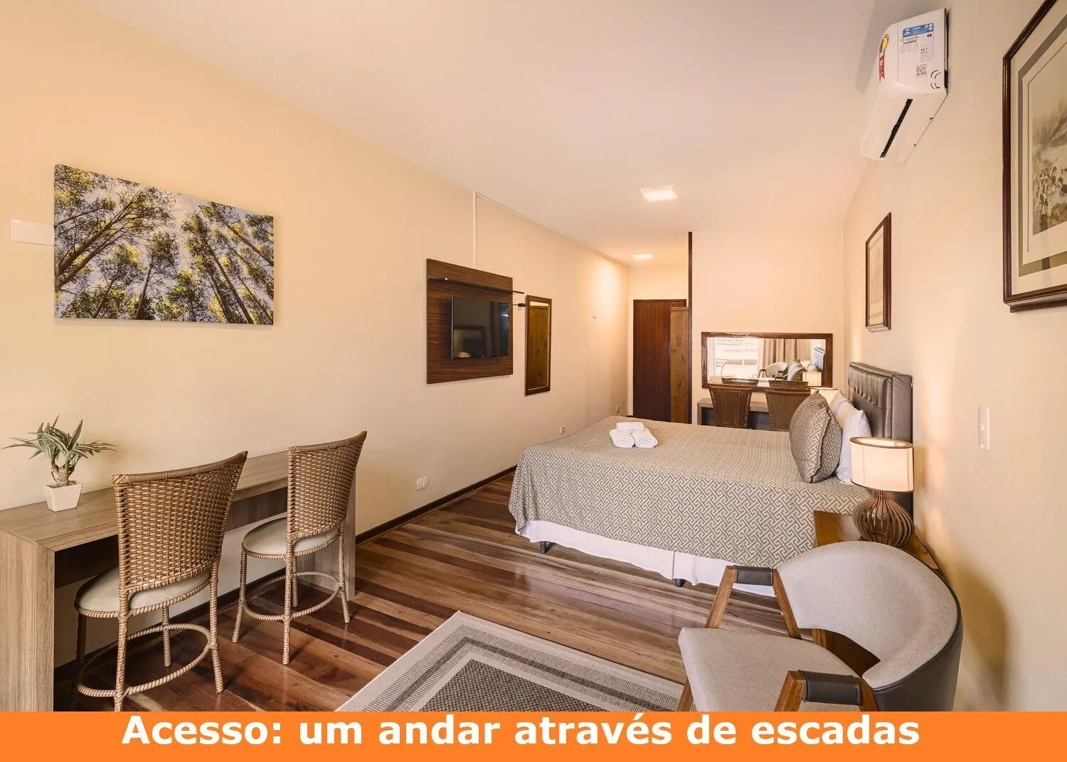 Bedroom in Kaliman Pousada Campos do Jordão