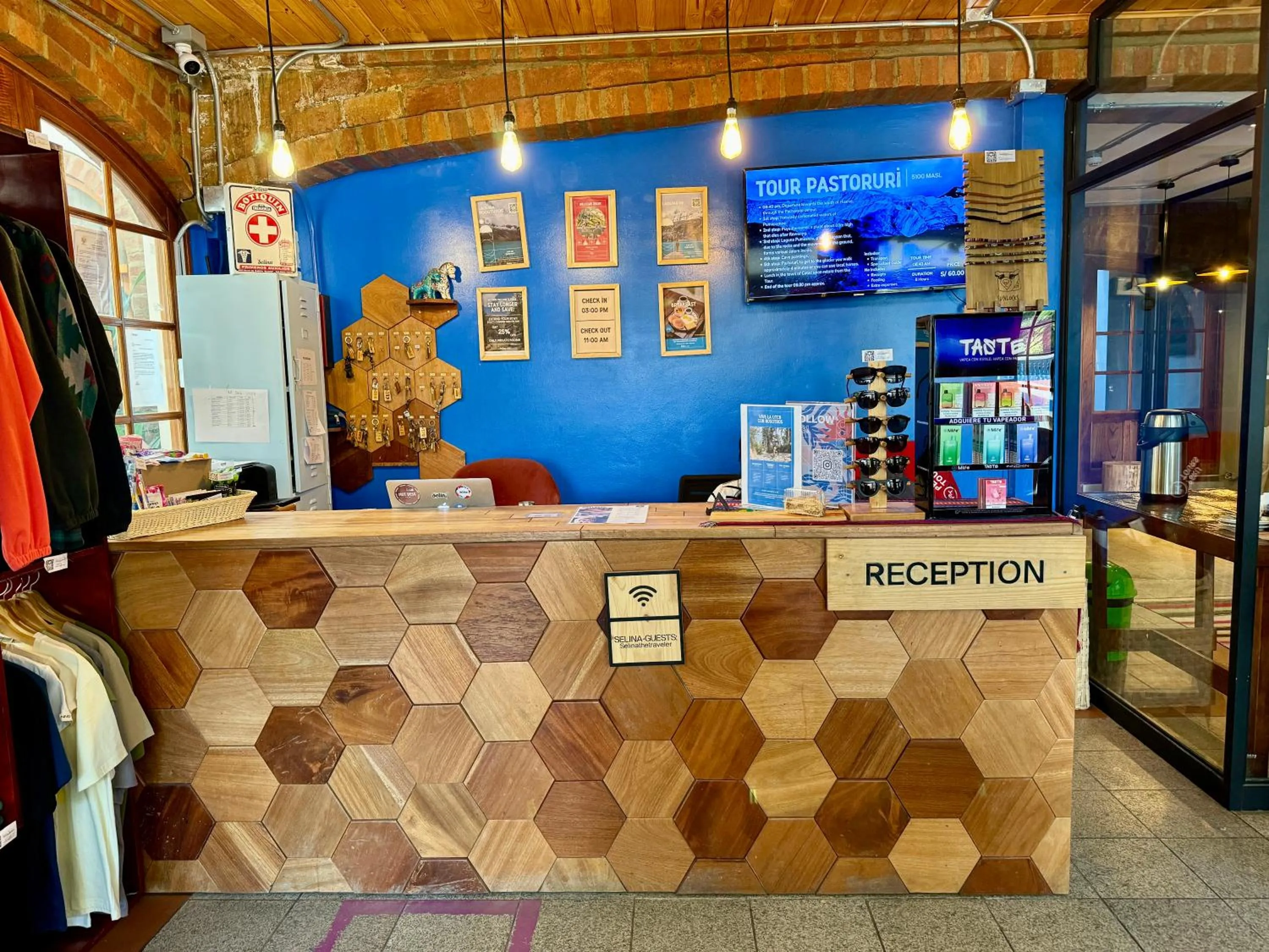 Lobby or reception in Selina Huaraz